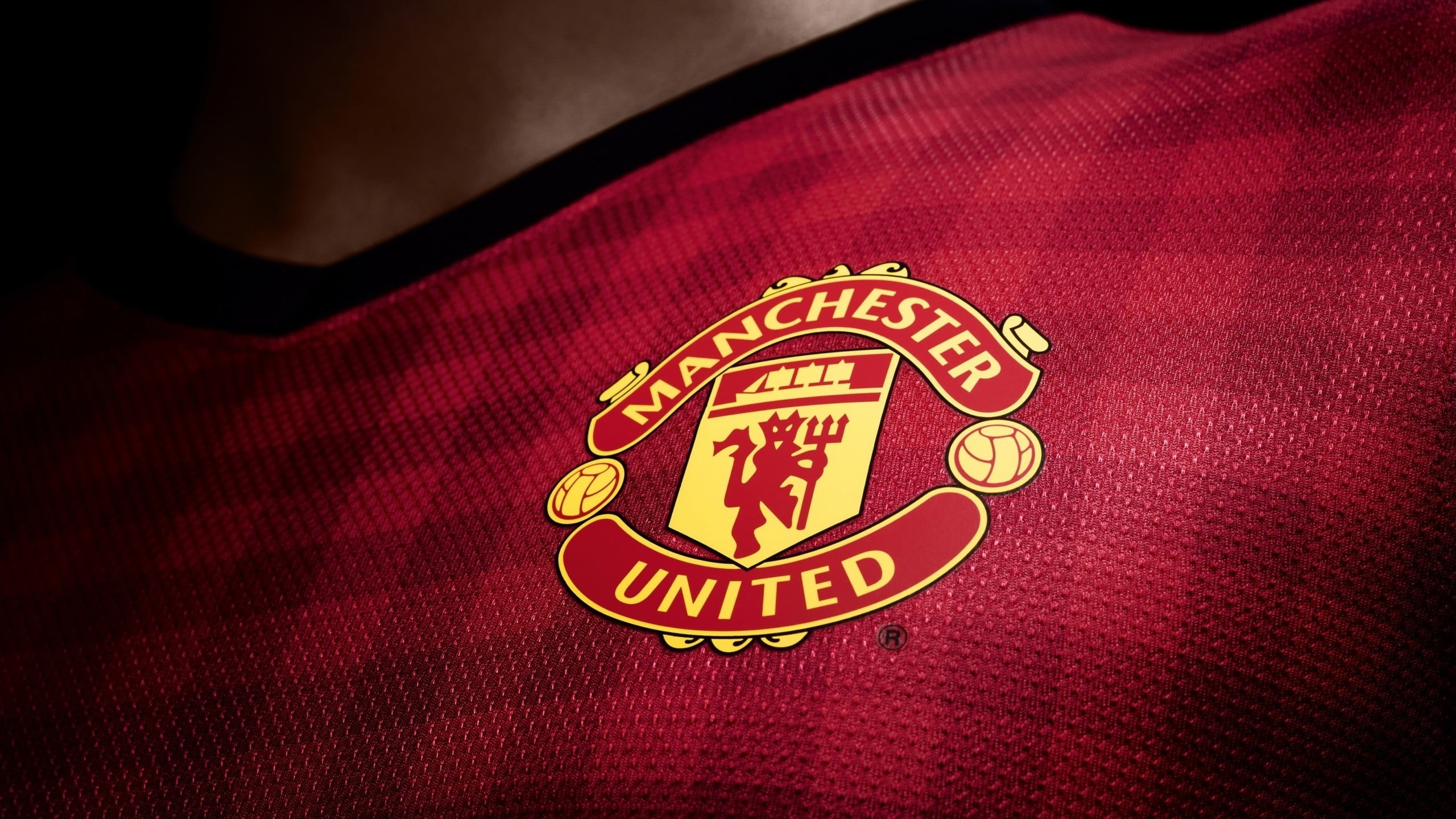 textile, high angle view, text, animal representation, indoors, no people, communication, badge, shape, close-up, red devil, 2K, full frame, authority, HD Wallpaper