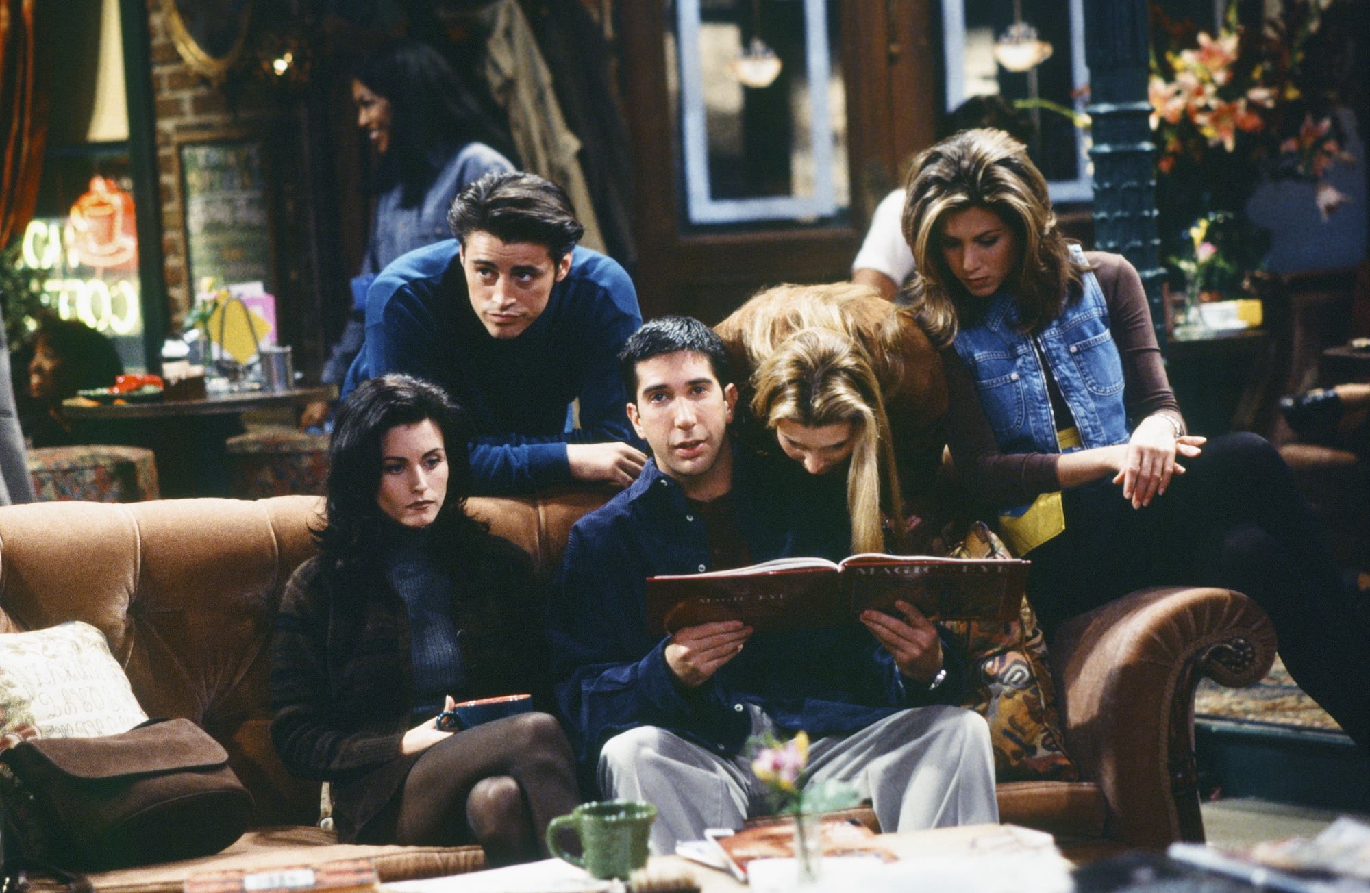 1080P, Rachel Green, David Schwimmer, Friends, Monica Geller, Friends (TV Show), Jennifer Aniston, Matt LeBlanc, Phoebe Buffay, Ross Geller, Joey Tribbiani, HD Wallpaper
