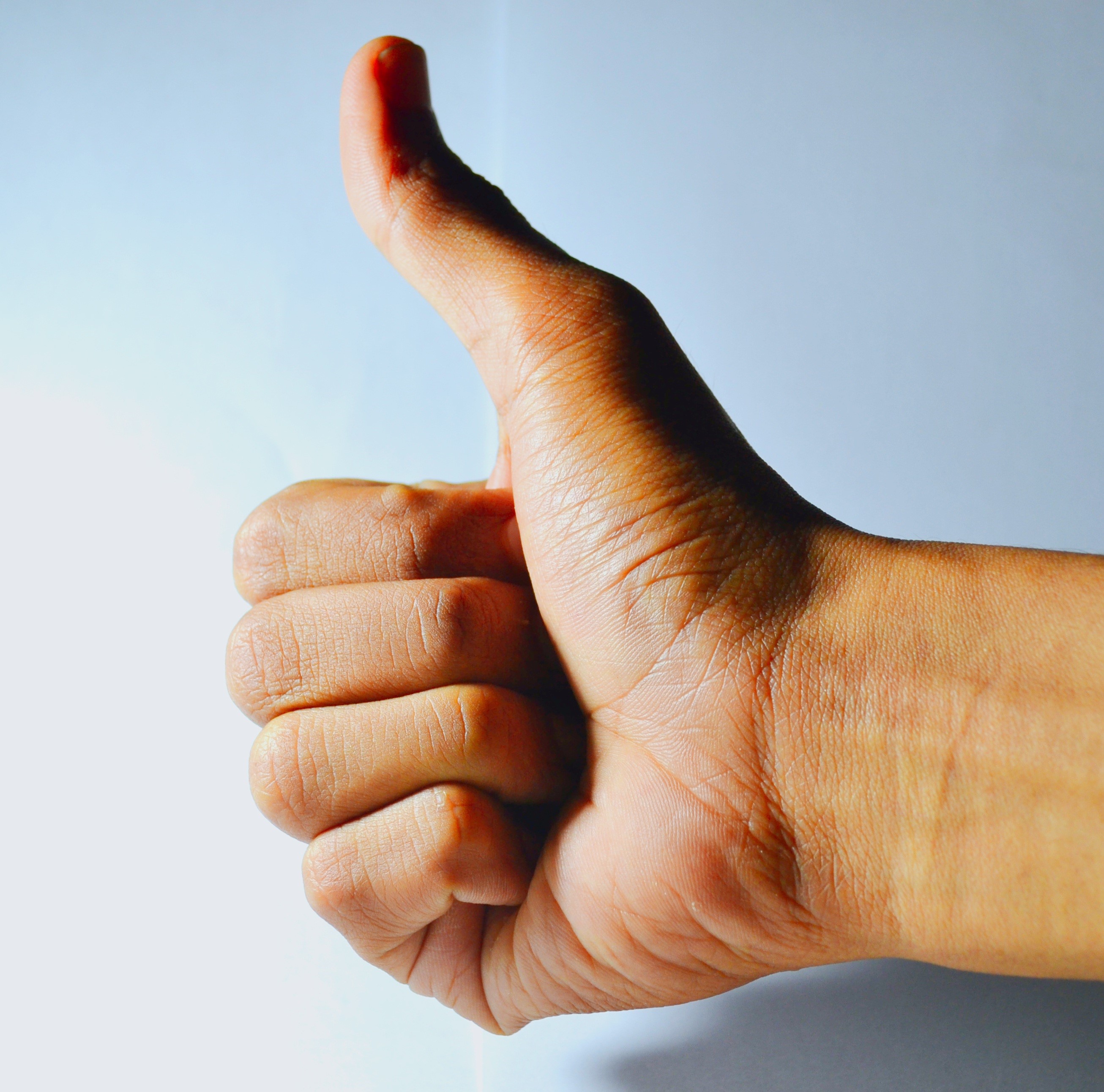 hand sign, gesturing, white background, human hand, gesture, yes, human finger, person, excellent, human limb, positive, great, best, quality, thumbs up, HD Wallpaper