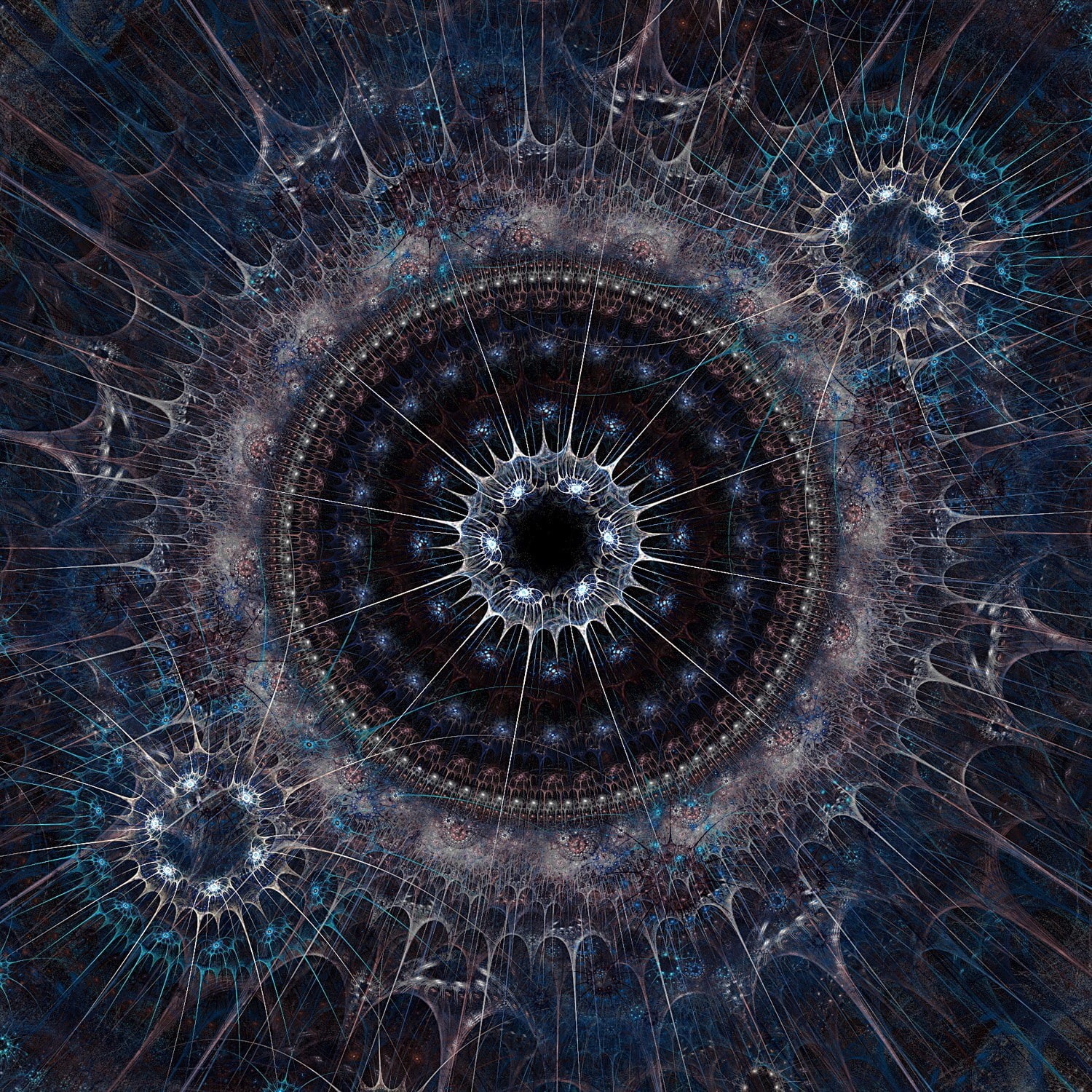 sacred geometry, Cameron Gray, spiritual, digital art, fractal, 720P, Phone HD Wallpaper