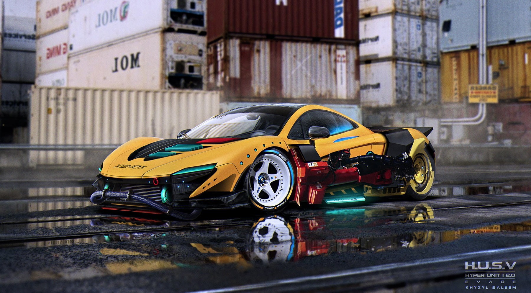 futuristic, car, Stance, McLaren P1, 720P, Khyzyl Saleem, McLaren, HD Wallpaper