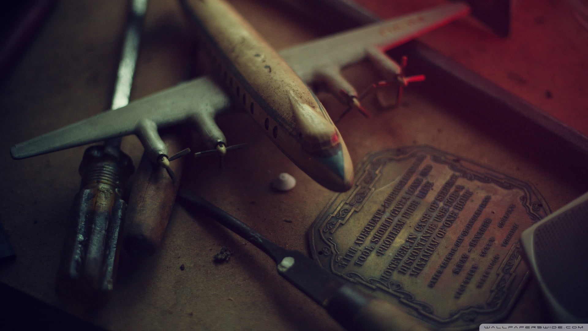 high angle view, communication, vignette, still life, close-up, paper, scale, no people, craft, metal, wood - material, group of objects, old, vintage, HD Wallpaper