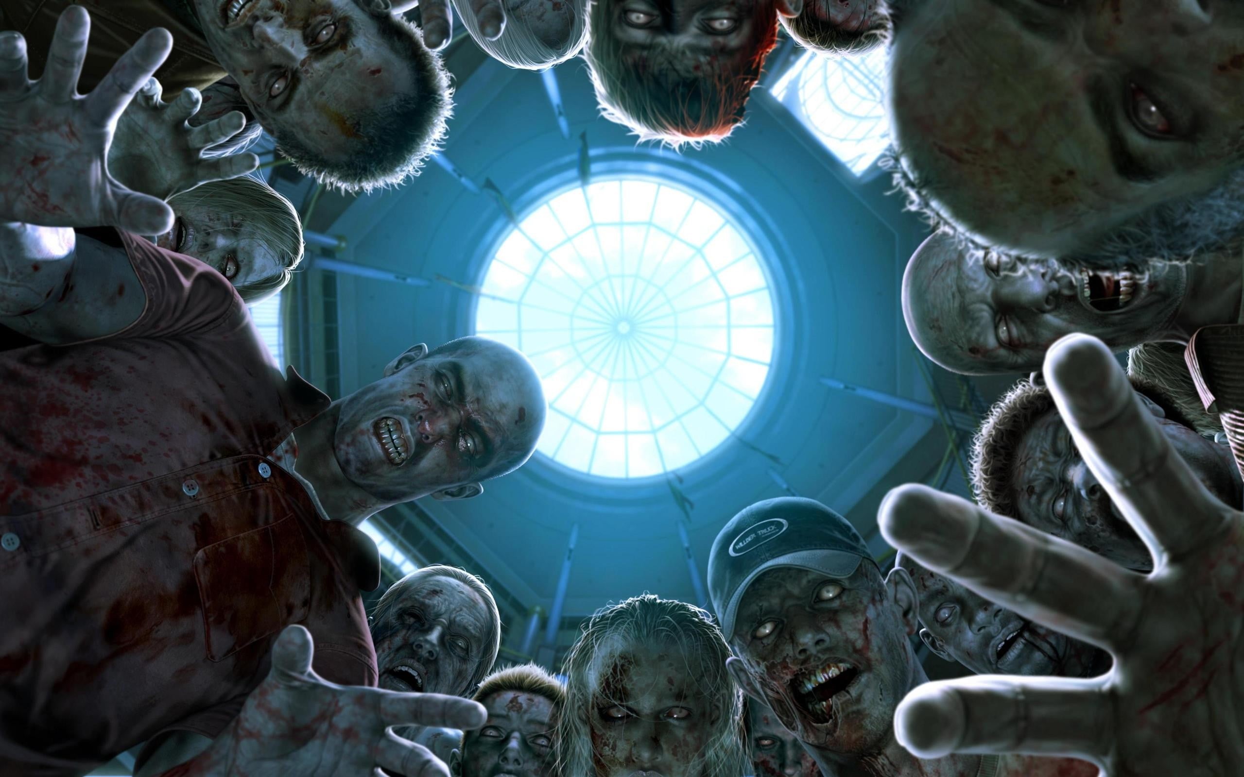 science, no people, 2K, ceiling, dead, architecture, Dead Rising, built structure, low angle view, directly below, decoration, retail, technology, HD Wallpaper