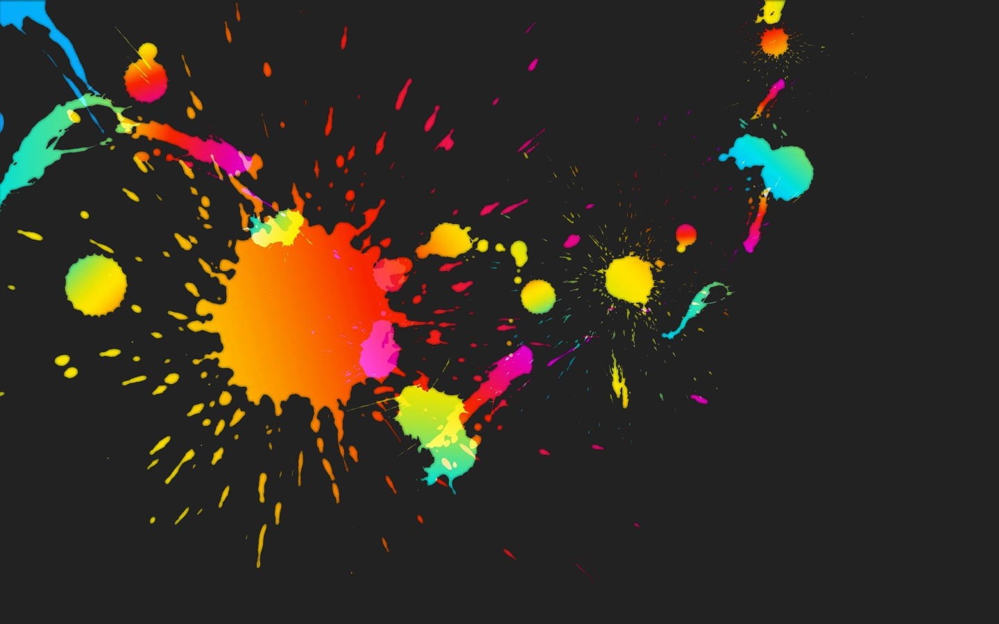 arts culture and entertainment, multi colored, celebration, paint, 720P, paint splatter, glowing, art and craft, art, abstract, no people, studio shot, HD Wallpaper