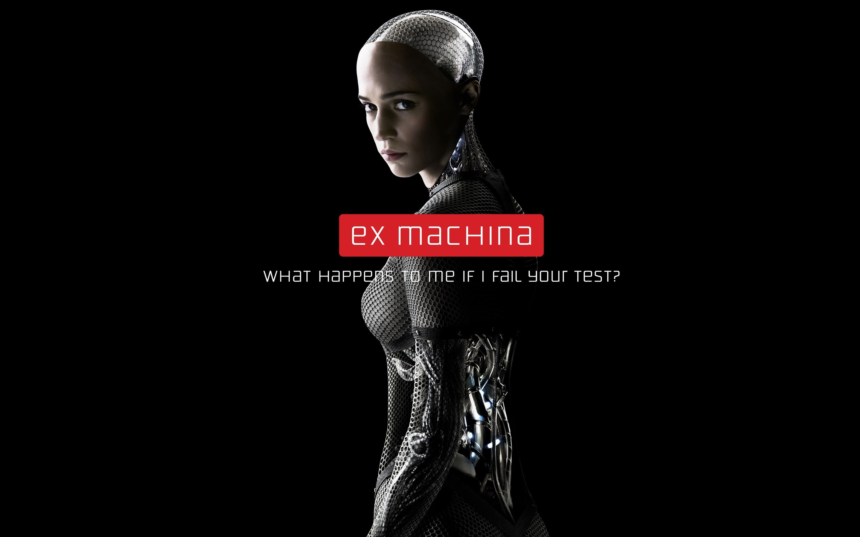 one person, young adult, Alicia Vikander, young women, Ava, Ex Machina, portrait, fashion, indoors, artificial intelligence, ex, studio shot, standing, HD Wallpaper