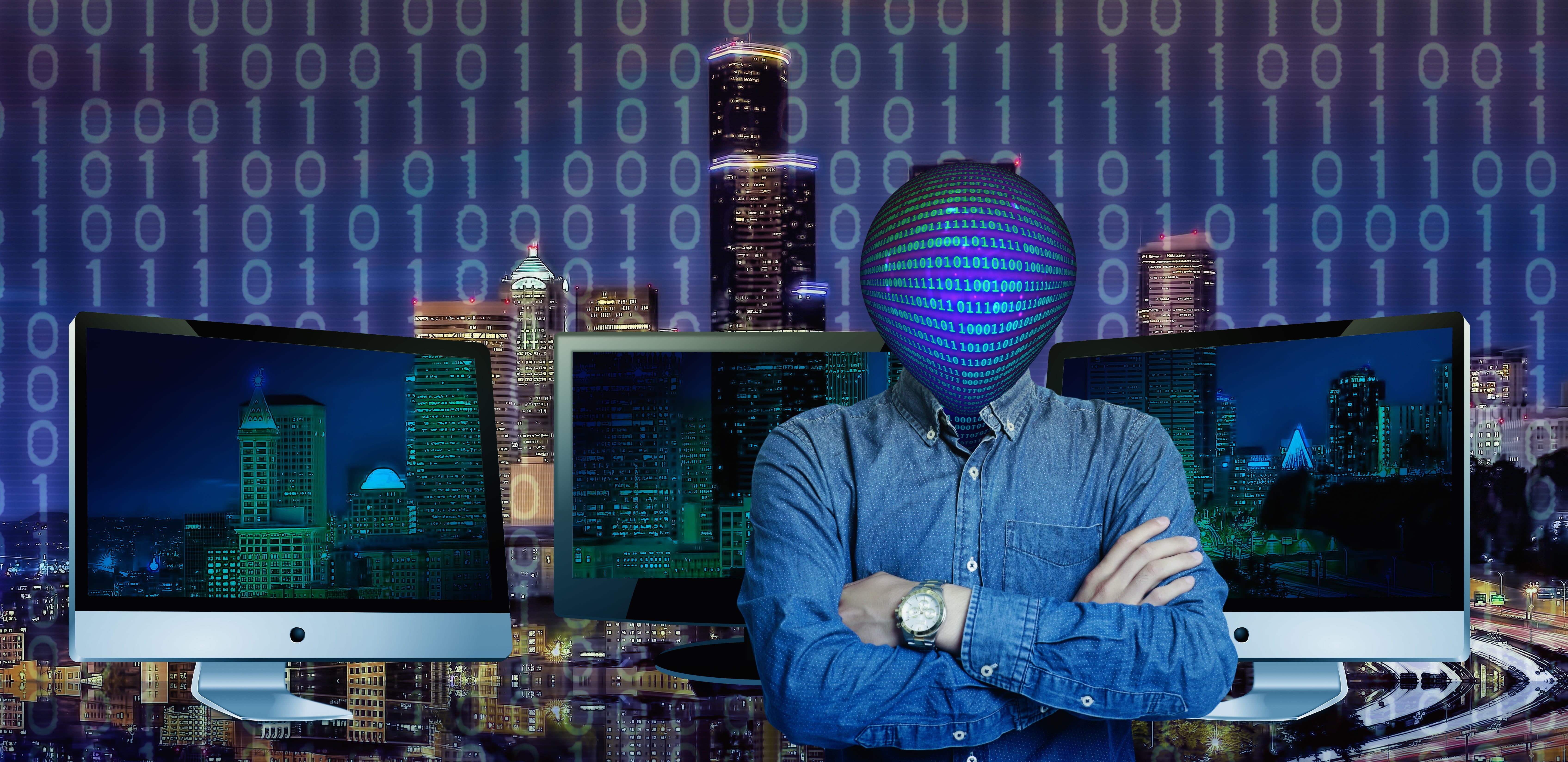 communication, denim, human, mid adult, man, binary system, null, programming, front view, internet, digital composite, network, networking, technology, HD Wallpaper