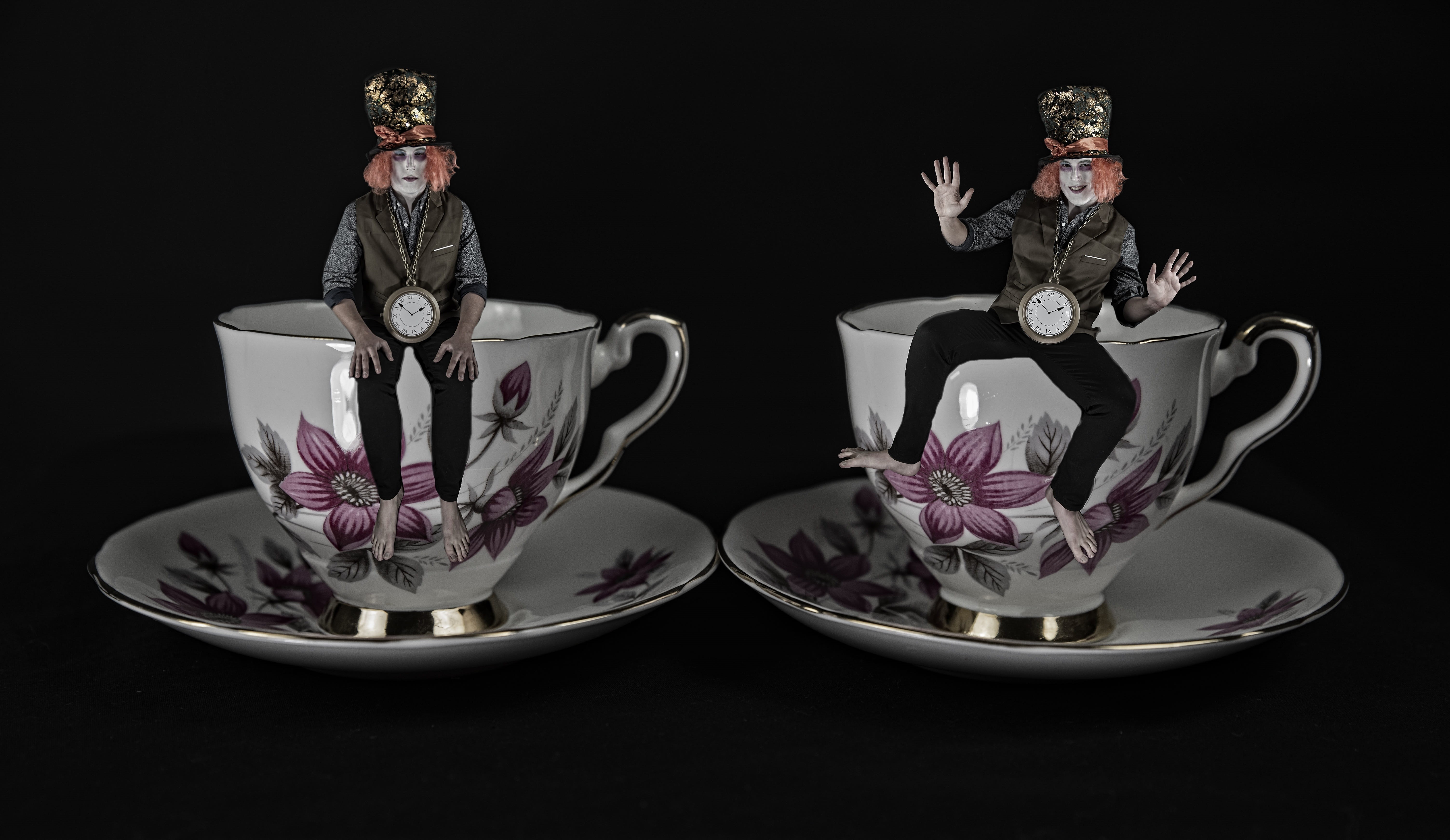 mug, cup, elegant, awareness, health, ornate, alice in wonderland, no people, teacup, tea, saucer, art and craft, symbol, porcelain, photography, pattern, HD Wallpaper