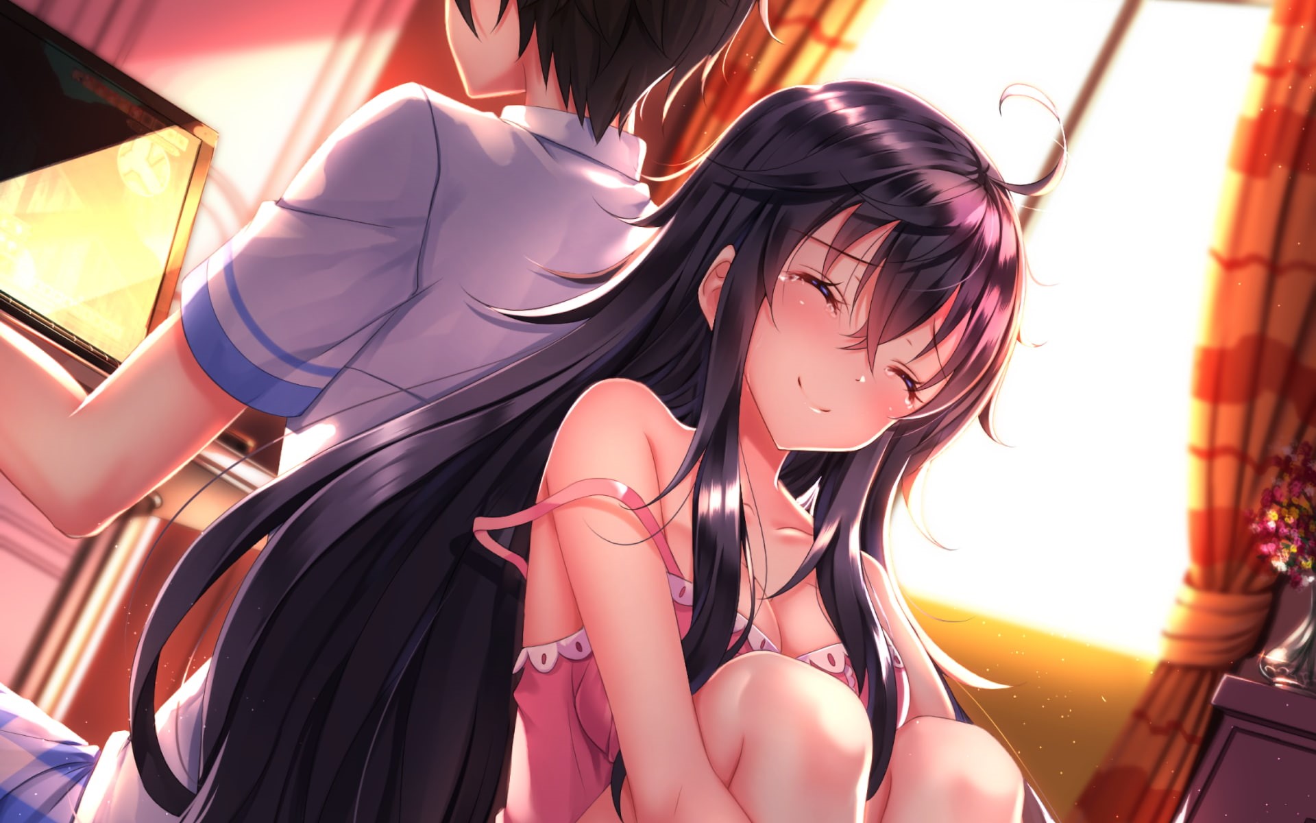 And you thought there is never a girl online?, 1080P, Anime, Ako Tamaki, NetoYome, Hideki Nishimura, HD Wallpaper