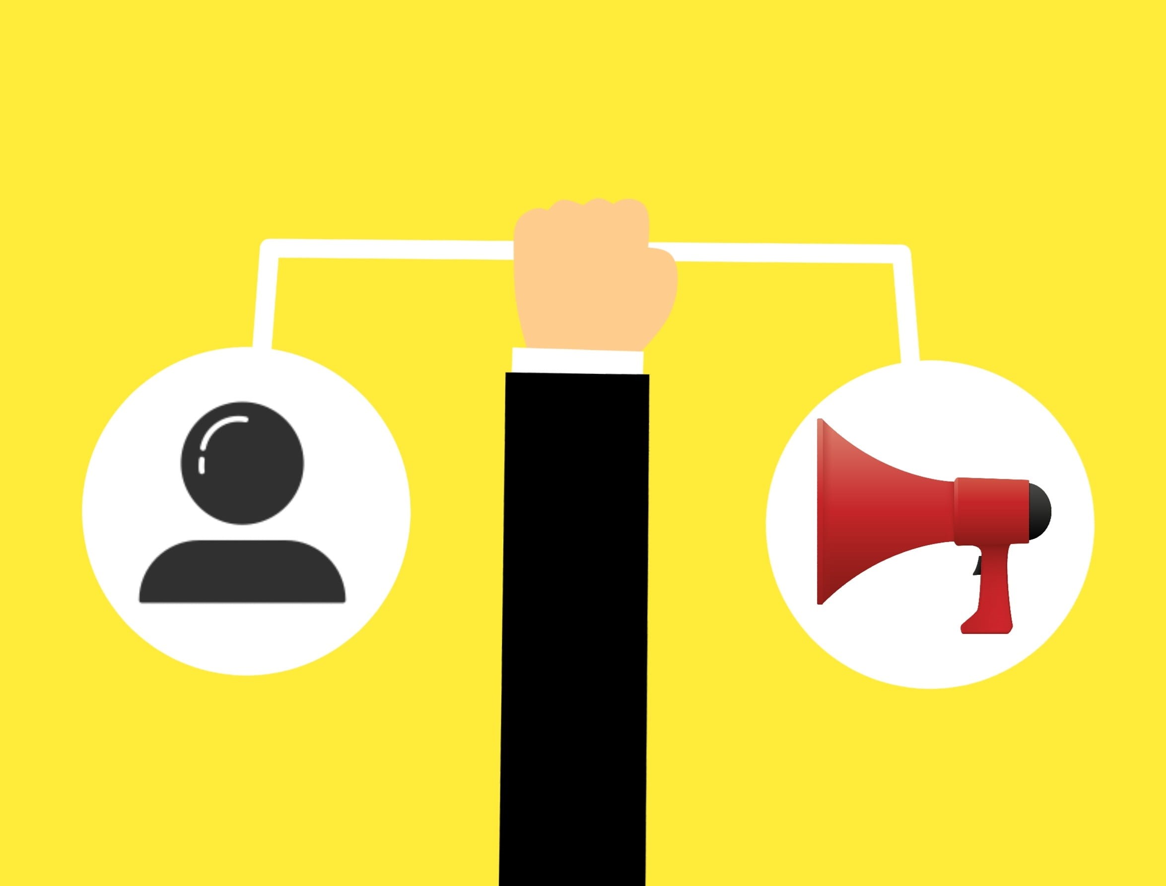 icon, holding, comparison, illustration, retro styled, public building, bullhorn, marketing strategy, human, design, computer icon, white, sale, public restroom, HD Wallpaper