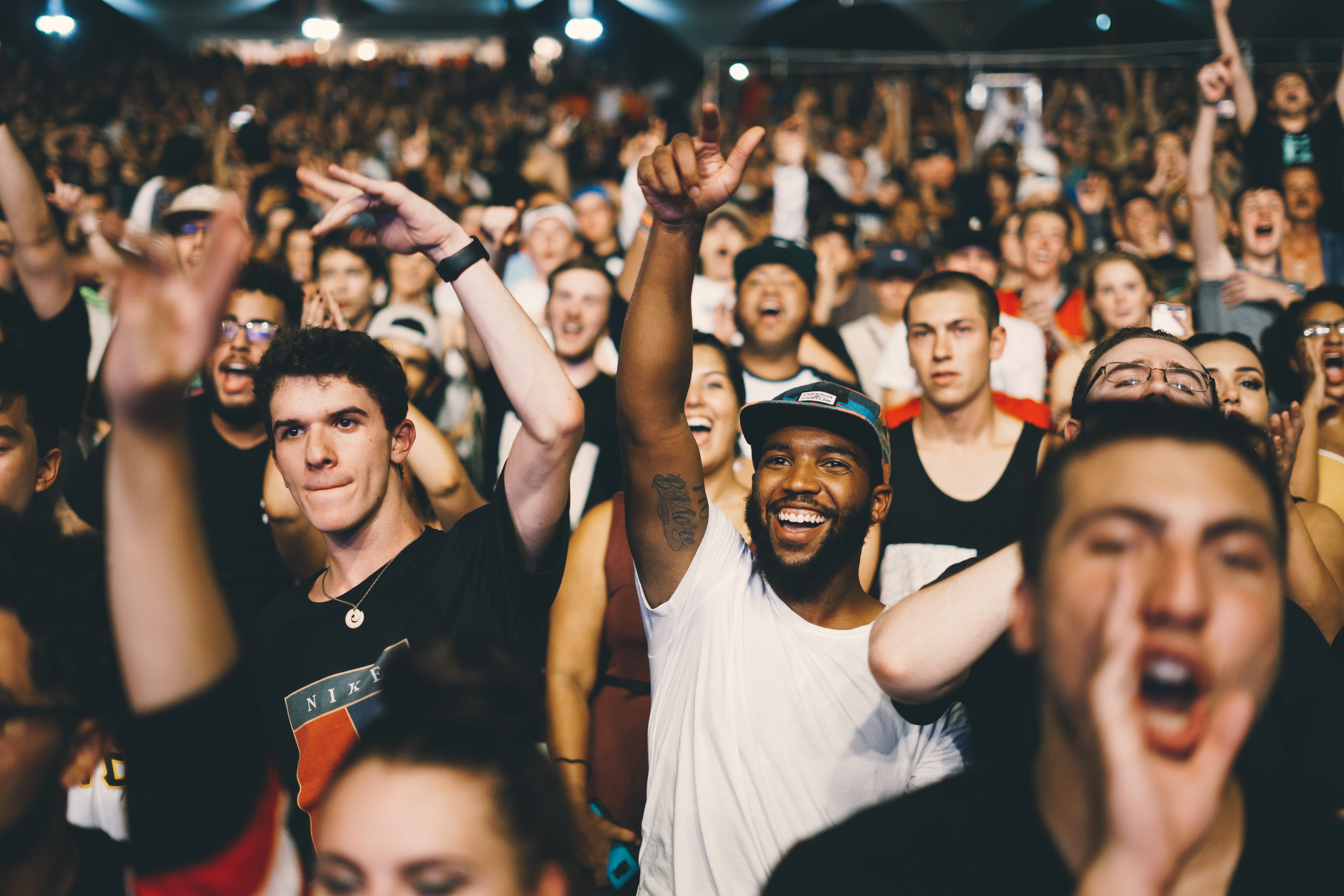 tour, hype, music, celebration, human arm, person, shallow, positive emotion, emotion, young adult, group of people, shouting, fan - enthusiast, large group of people, HD Wallpaper