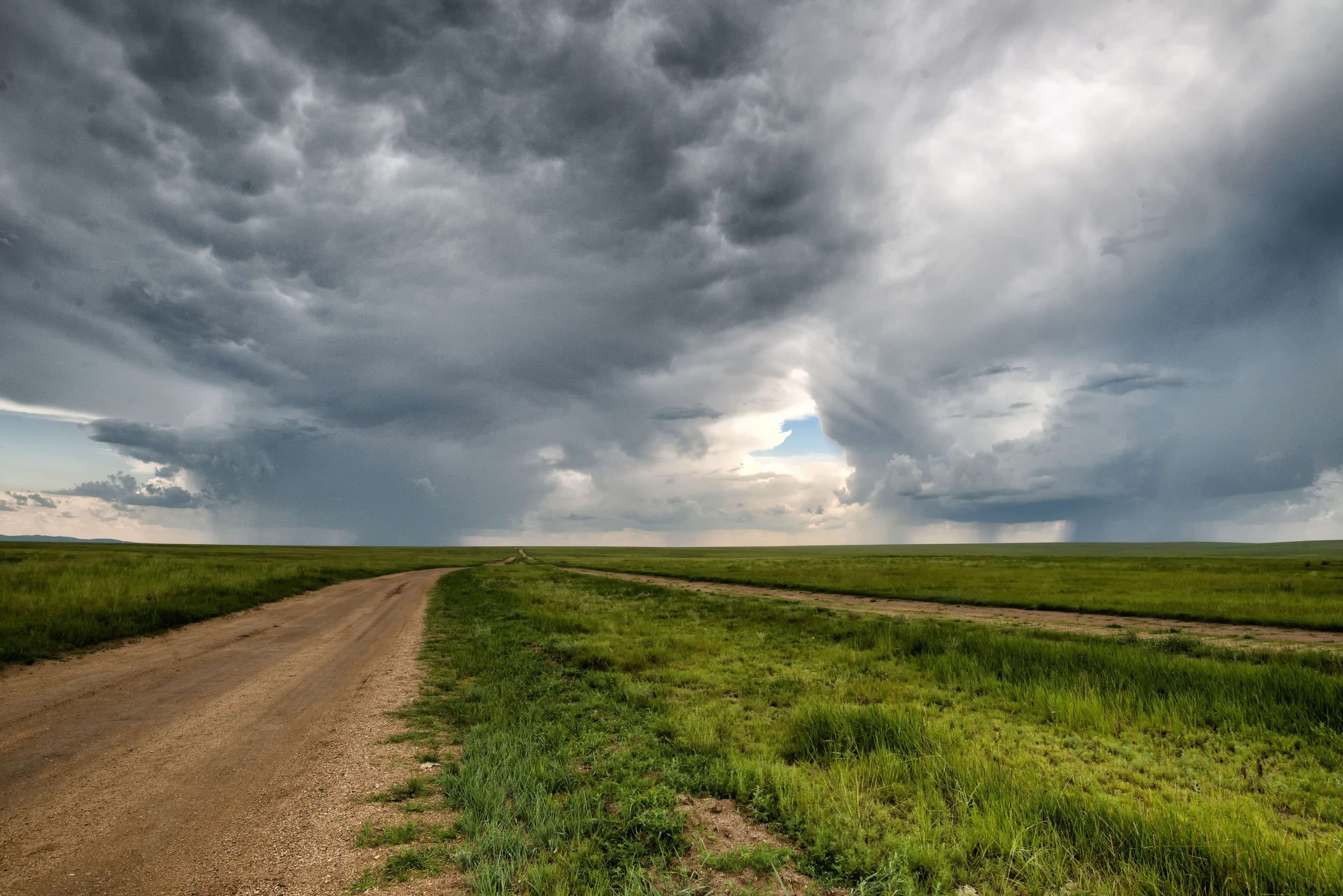 beauty in nature, a step, outdoors, grass, no people, meadow, field, horizon over land, road, dirt road, horizon, landscape, cloud - sky, anxiety, scenics - nature, HD Wallpaper
