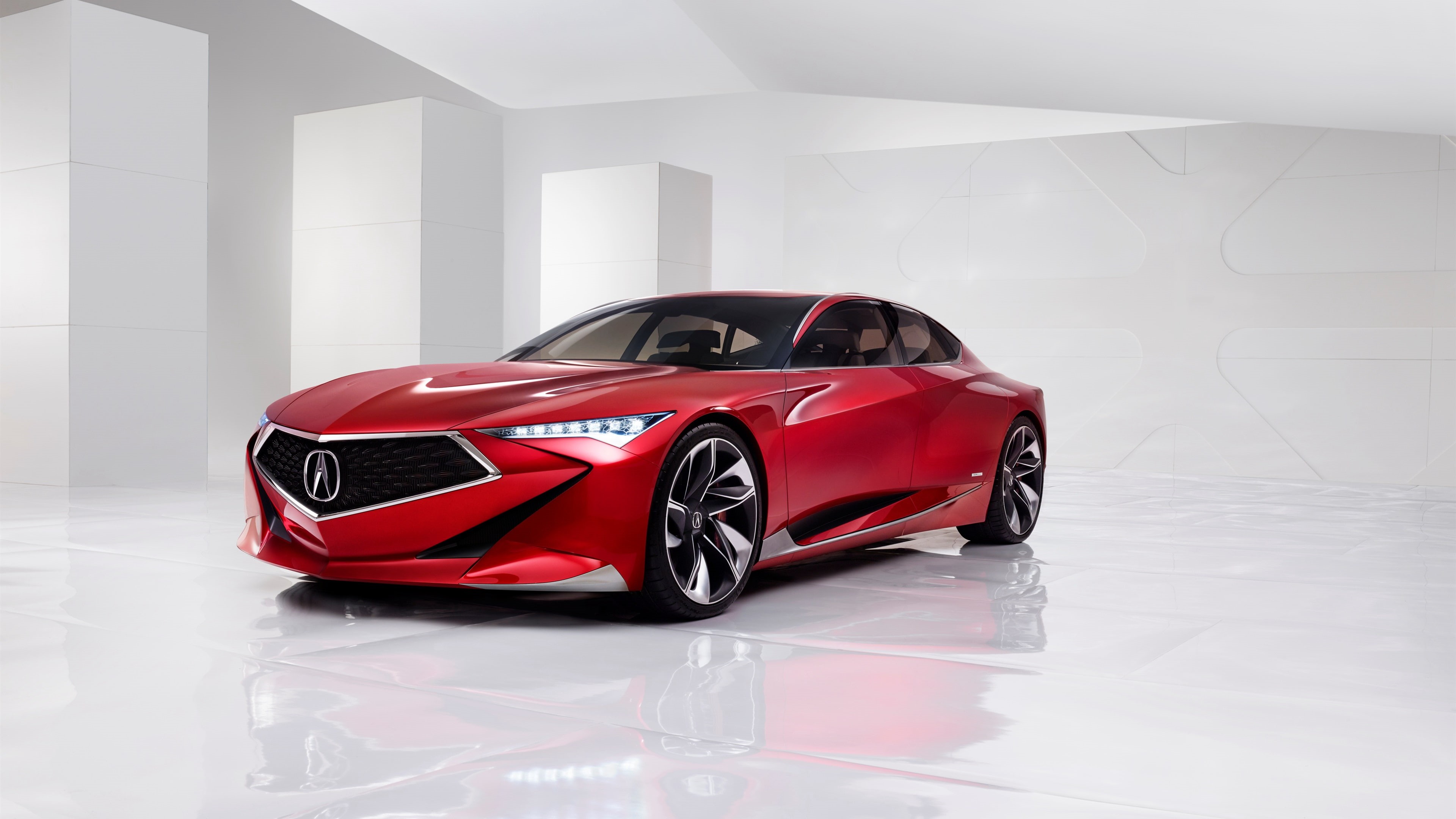 Precision, Car, Concept, 4K, Acura, Red, HD Wallpaper
