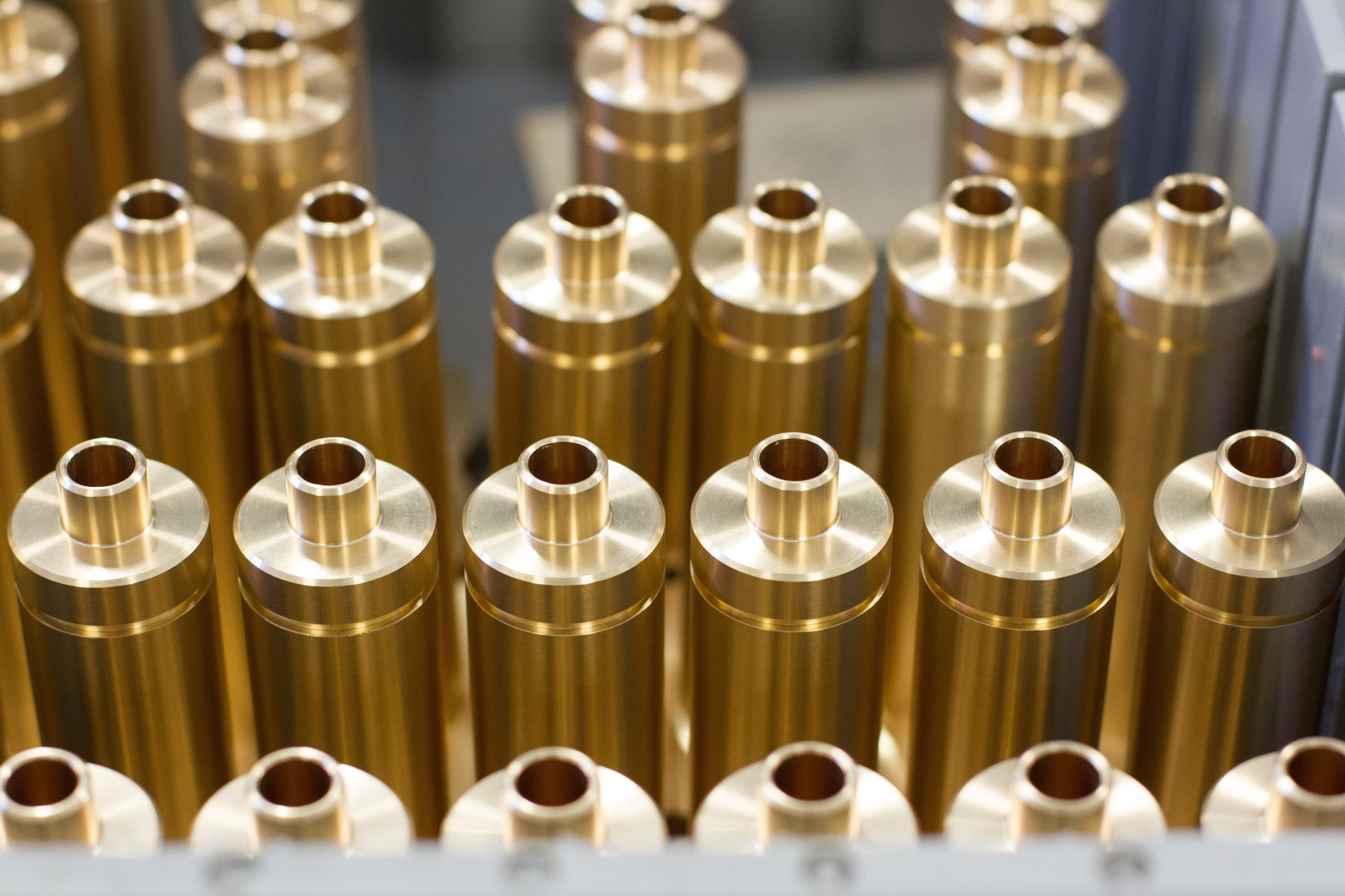 production, backgrounds, brass, 5K, full frame, machining, side by side, manufacturing, close-up, precision, science, in a row, food and drink, selective focus, HD Wallpaper