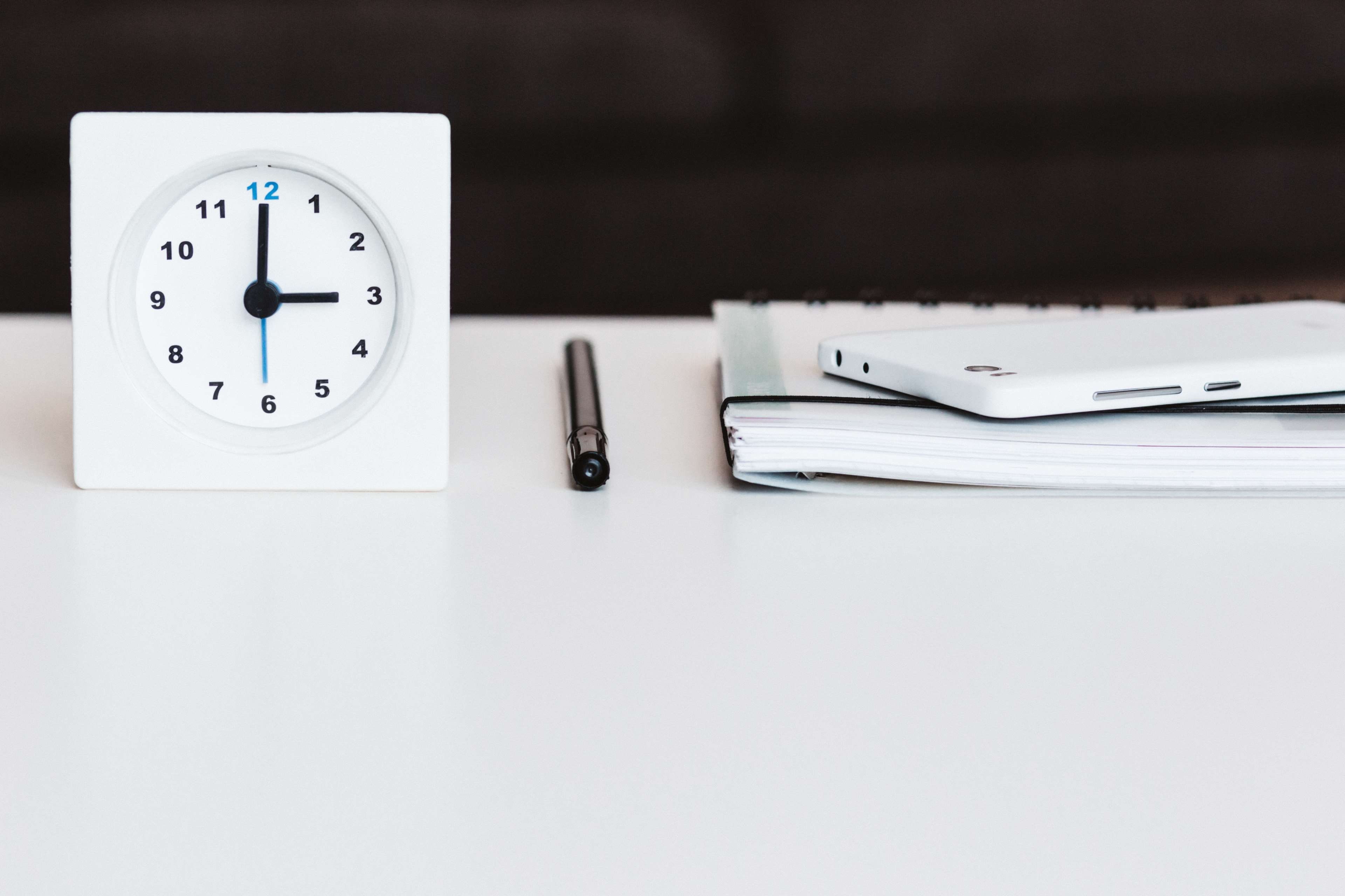 paper, paperwork, mobile phone, furniture, office, business, no people, 4K, clock, technology, precision, instrument of time, indoors, structure, table, HD Wallpaper