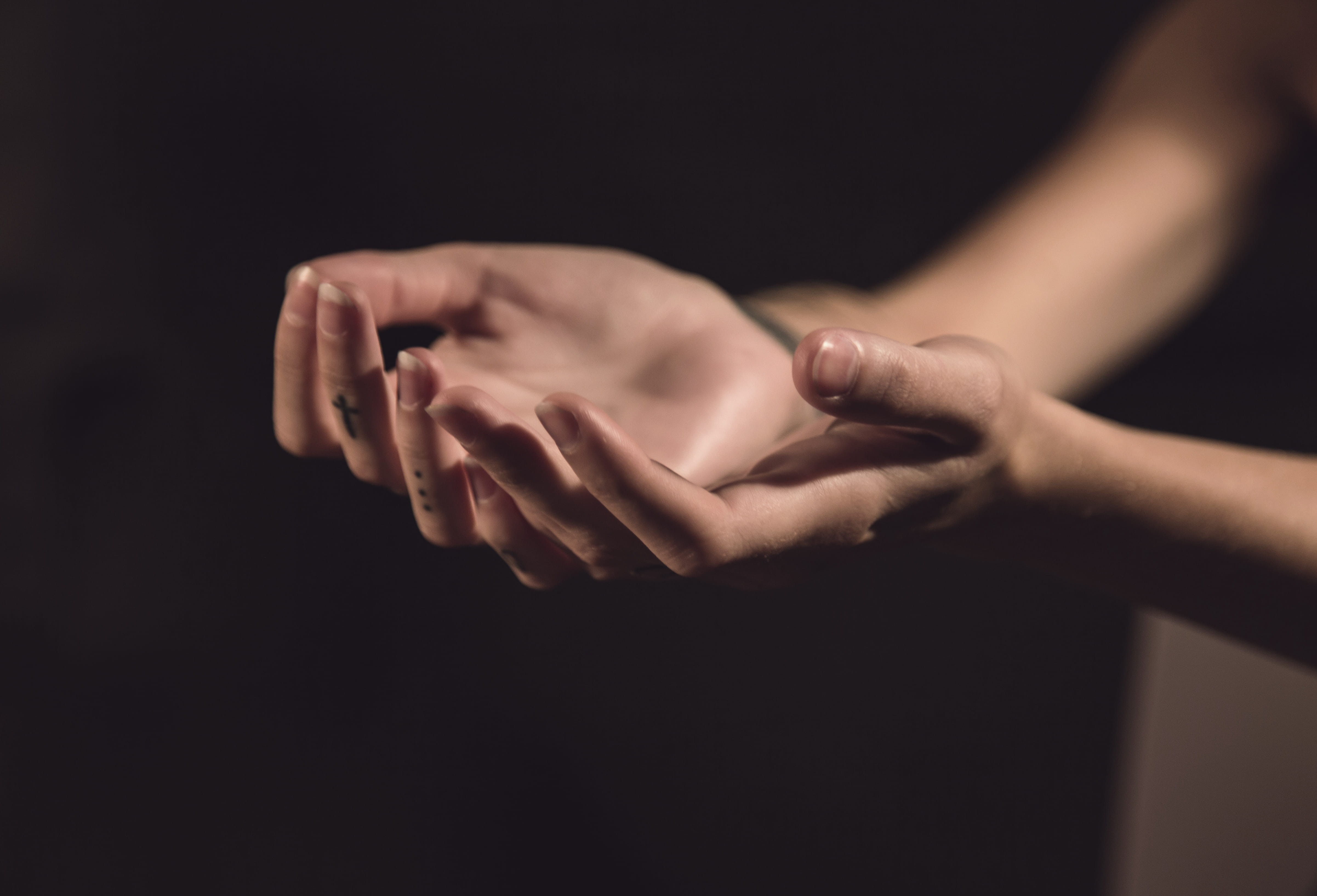 pray, human Finger, human body part, two, indoors, midsection, closeup, human limb, receiving, females, holding, 4K, focus, studio shot, palm, adults only, HD Wallpaper