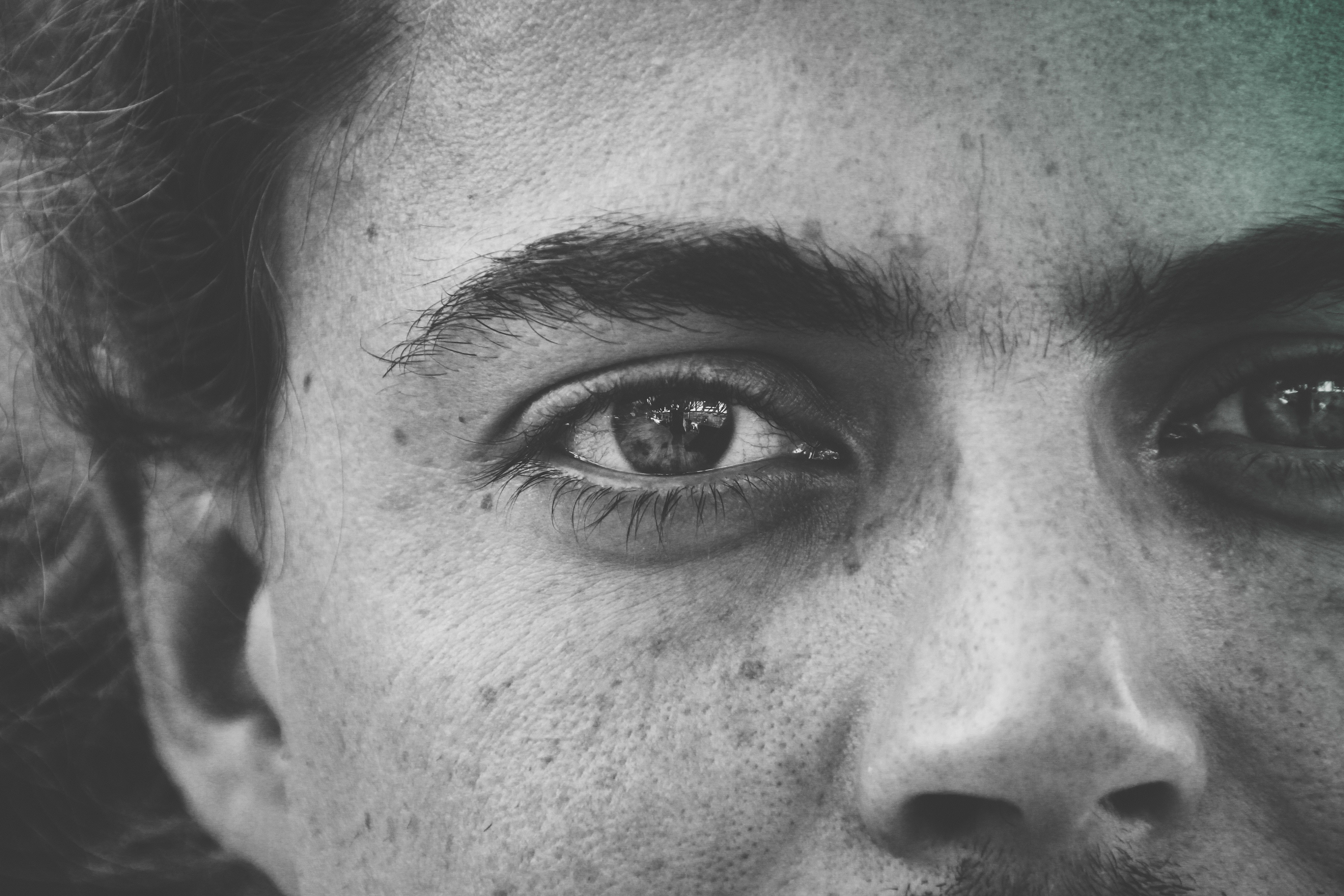 face, leisure activity, eyeball, males, human Face, adult, shot, human eye, people, one Person, portrait, front view, men, lifestyles, contemplation, man, HD Wallpaper