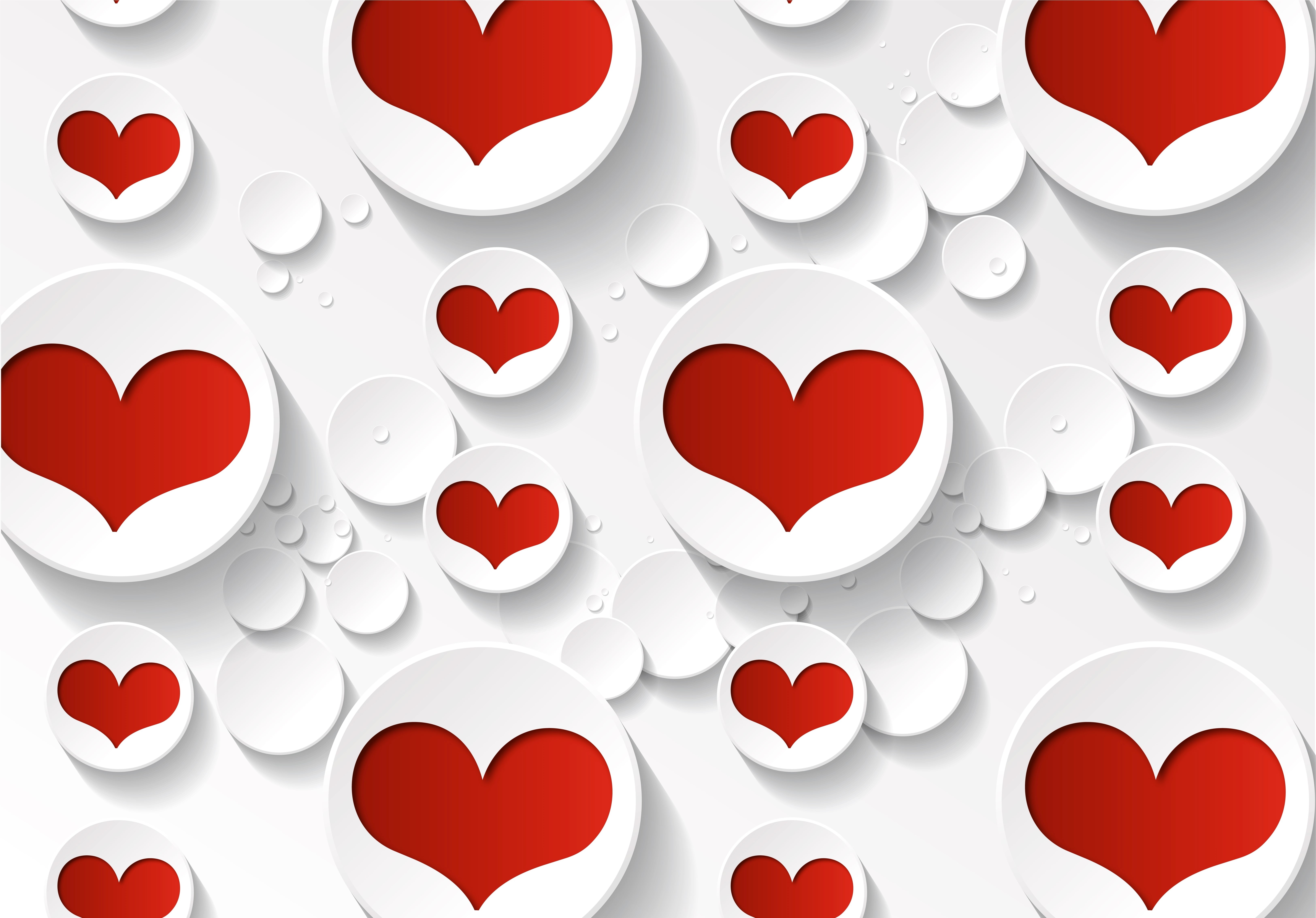 food and drink, heart Suit, dating, abstract, day, 5K, february, holiday, hearts, romantic, design, flirting, pattern, illustration, red, backgrounds, HD Wallpaper
