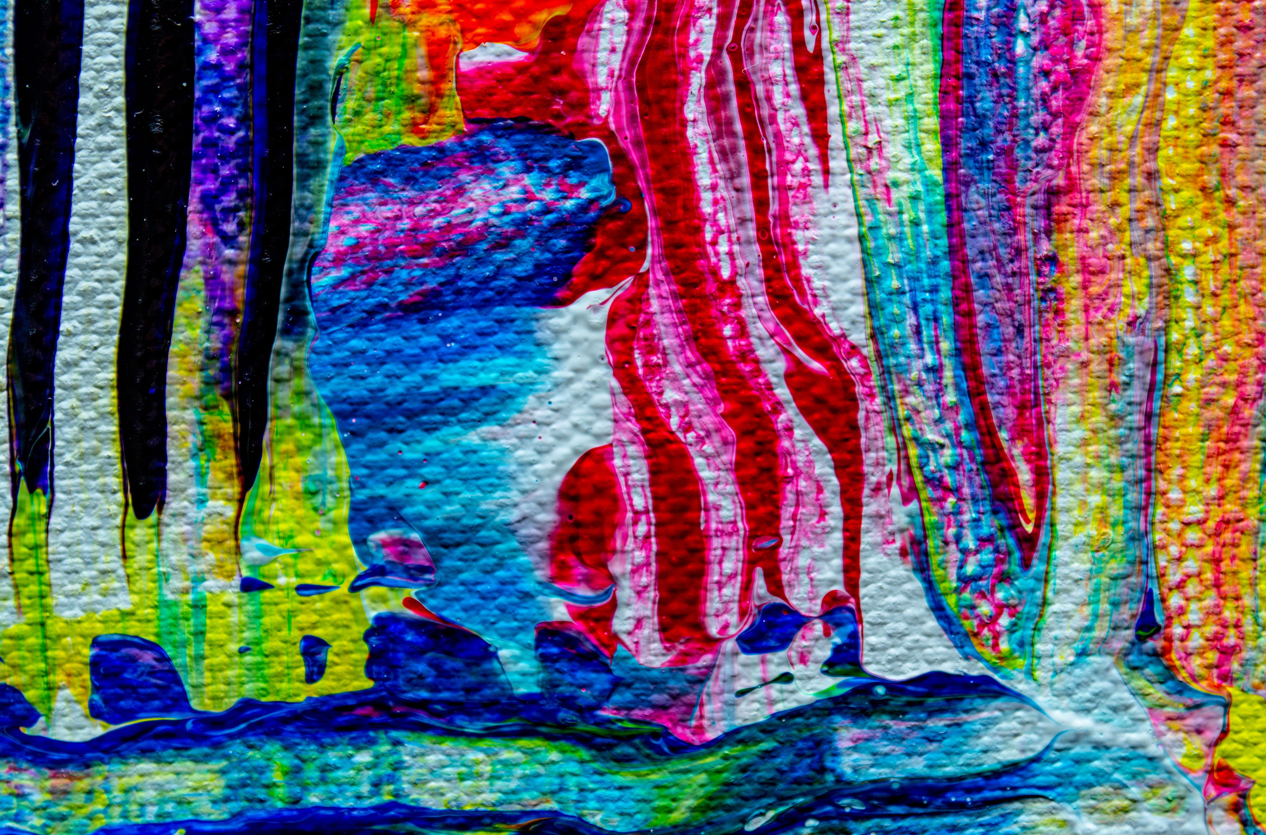 full frame, painting, indoors, pattern, 4K, canvas, wall art, backgrounds, color, green, colorful, modern art, studio shot, craft, graphic, HD Wallpaper