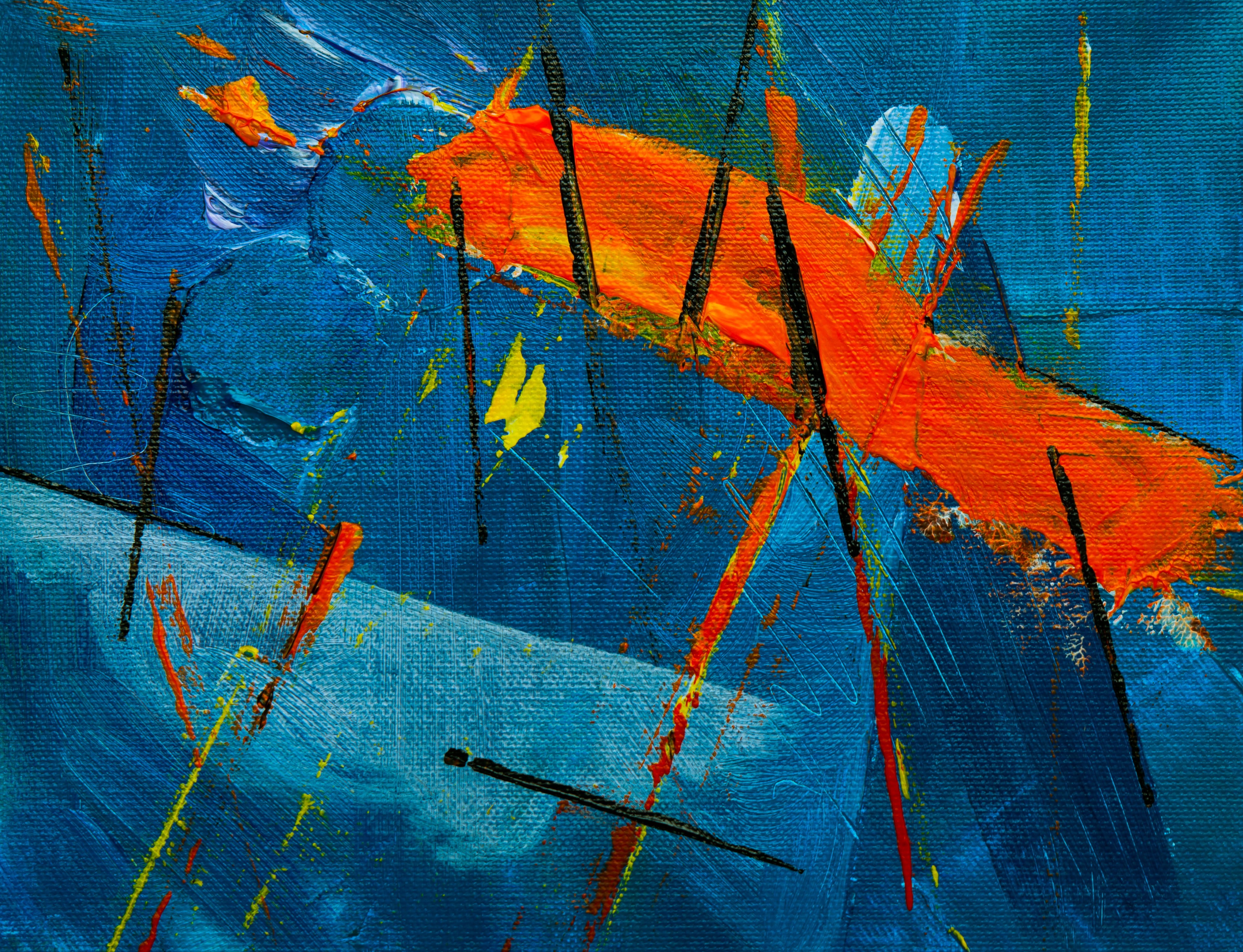 day, orange color, red, creativity, expressionism, acrylic paint, creative, colors, gouache, backgrounds, texture, nature, black, design, abstract expressionism, HD Wallpaper