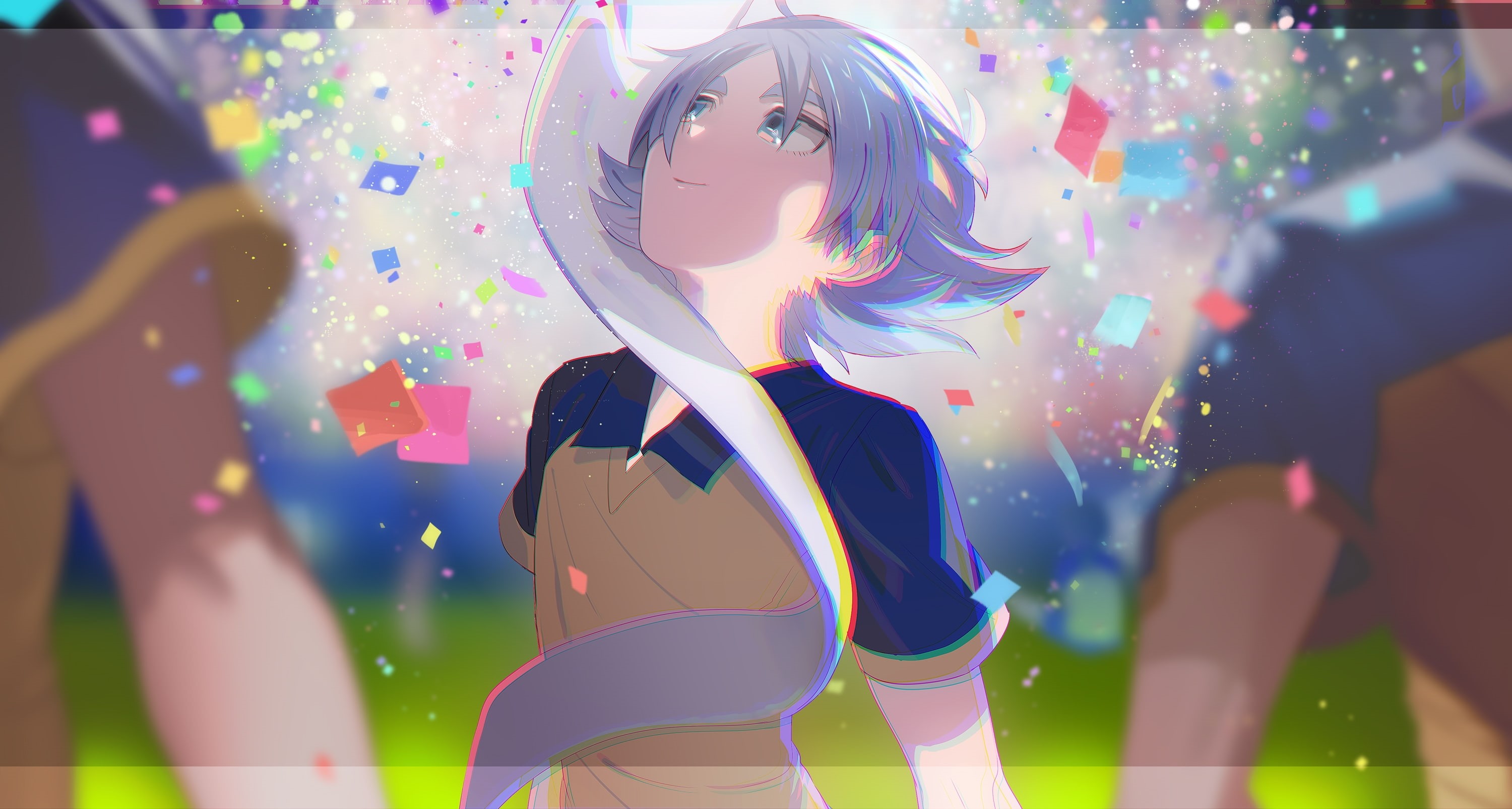 night, lifestyles, women, waist up, group of people, fun, inazuma eleven, arts culture and entertainment, smiling, happiness, 2K, emotion, people, adult, HD Wallpaper