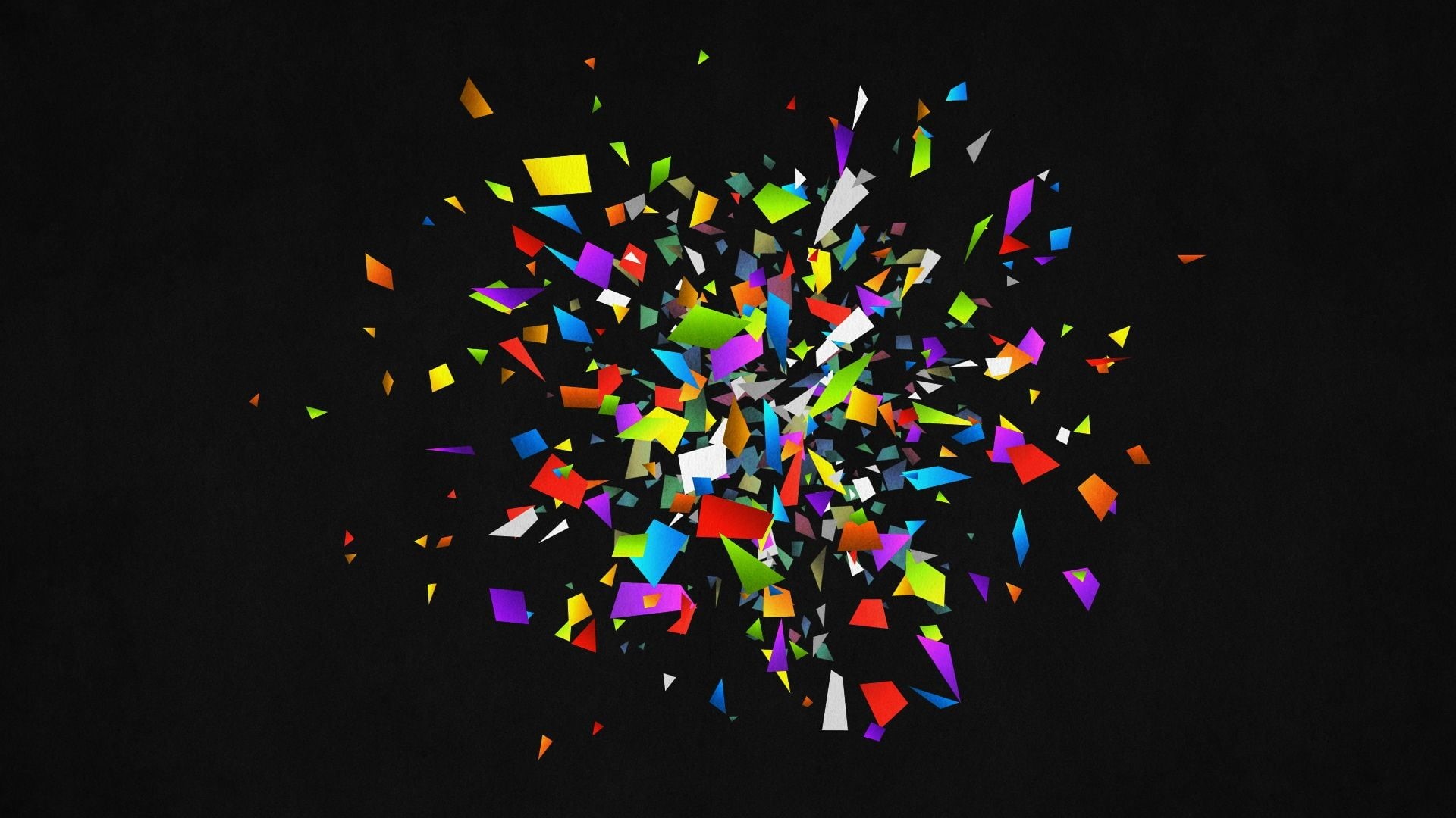 digital art, 1080P, multicolored, motion, abundance, large group of objects, sweet food, still life, decoration, confetti, high angle view, variation, HD Wallpaper