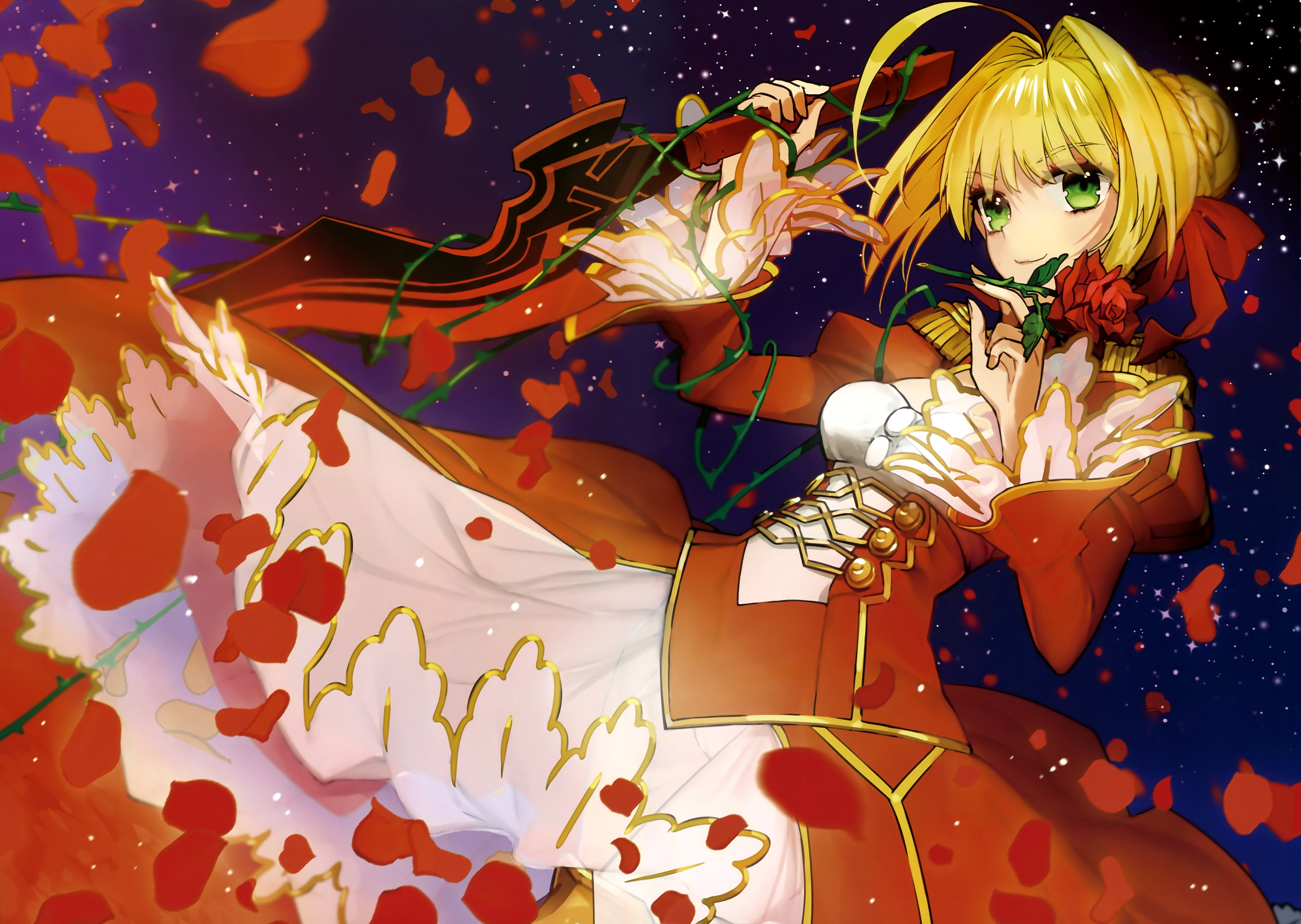 one person, lifestyles, leisure activity, representation, young adult, women, celebration, paint, creativity, Fate Series, indoors, Saber Extra, art and craft, HD Wallpaper