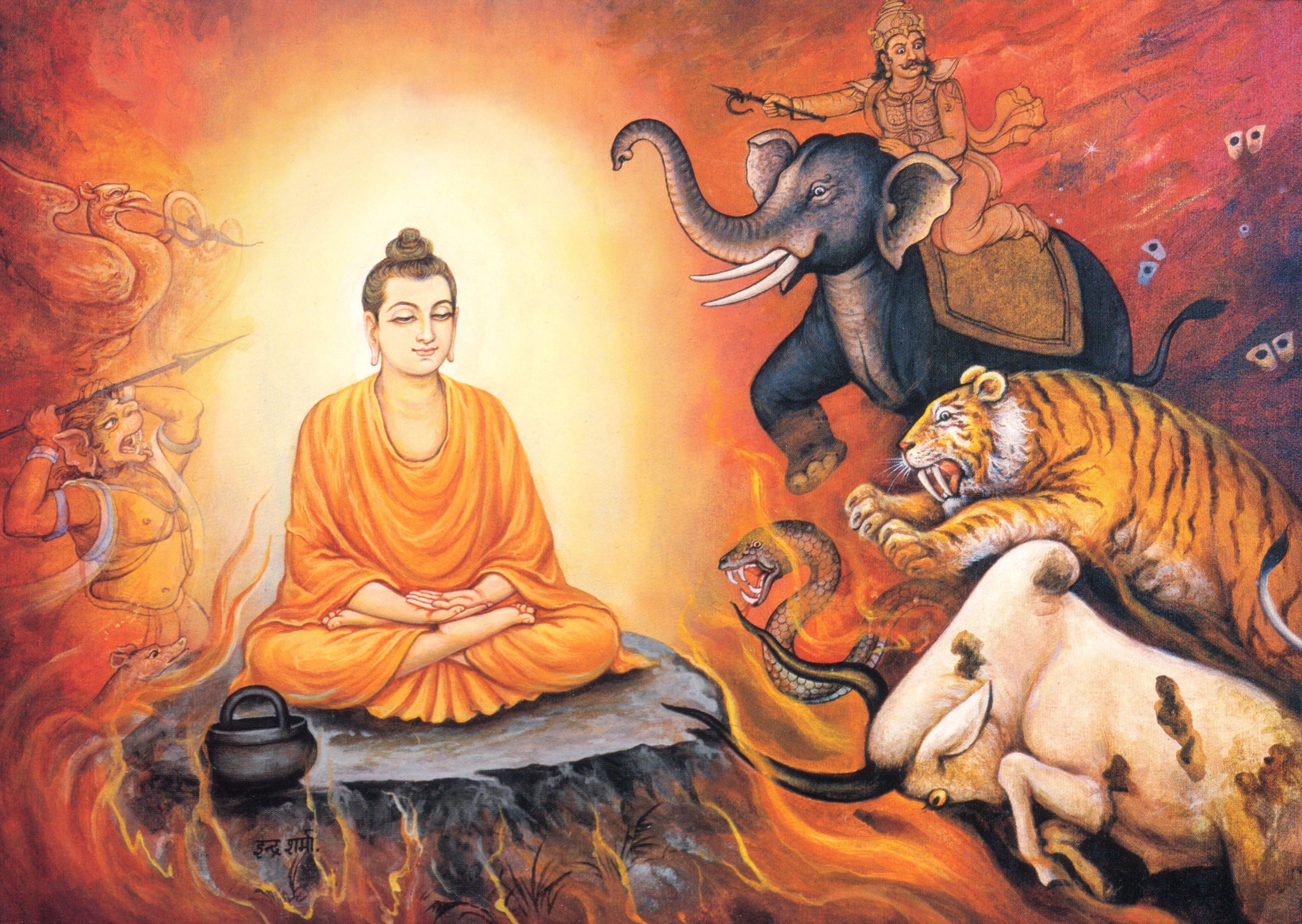representation, angel, spirituality, male likeness, creativity, art and craft, Buddha, human representation, 4K, religion, paintings, fine art painting, HD Wallpaper