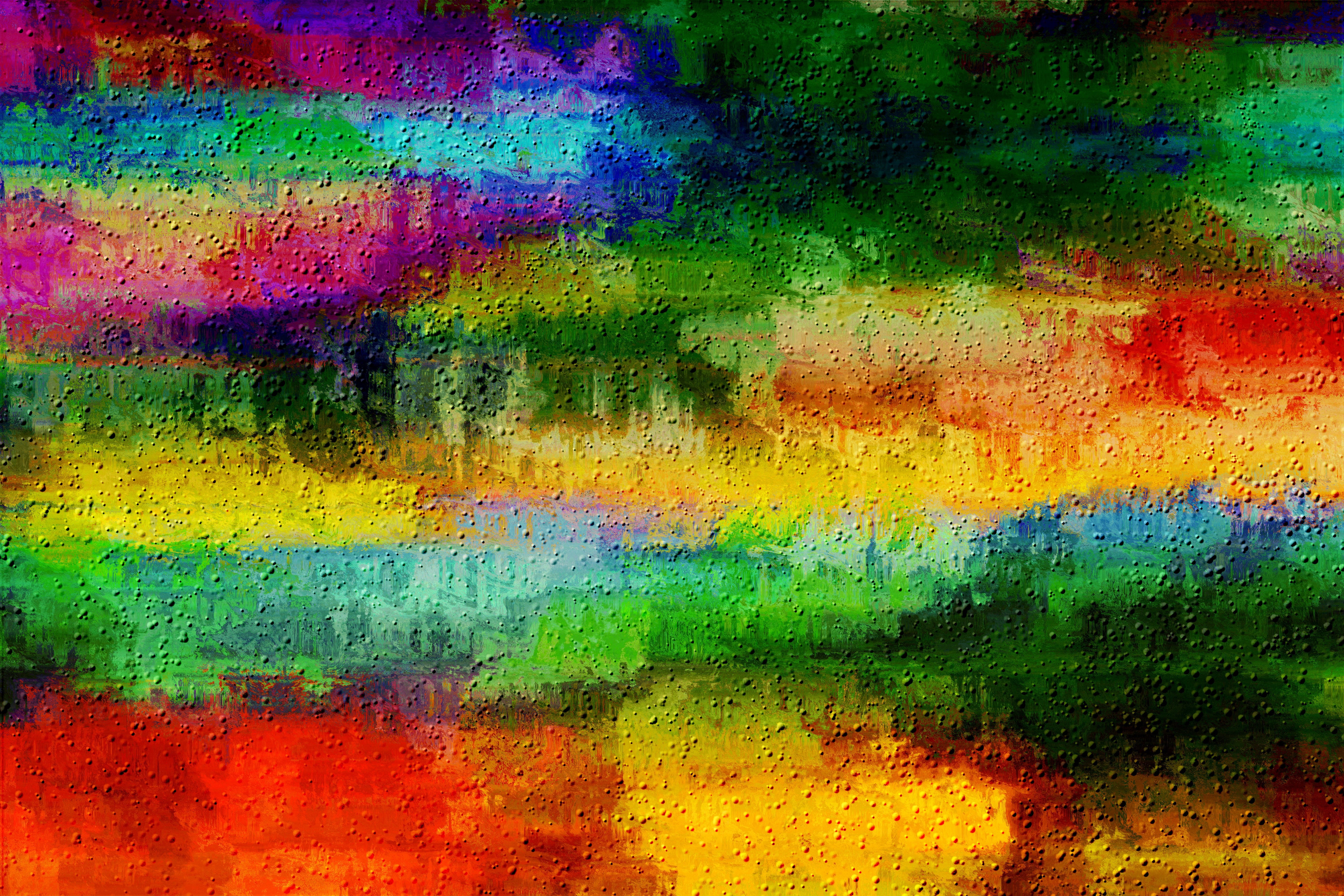 color, purple, yellow, green color, paint, painted, orange color, paintings, no people, creativity, colorful, multi colored, full frame, textured effect, HD Wallpaper