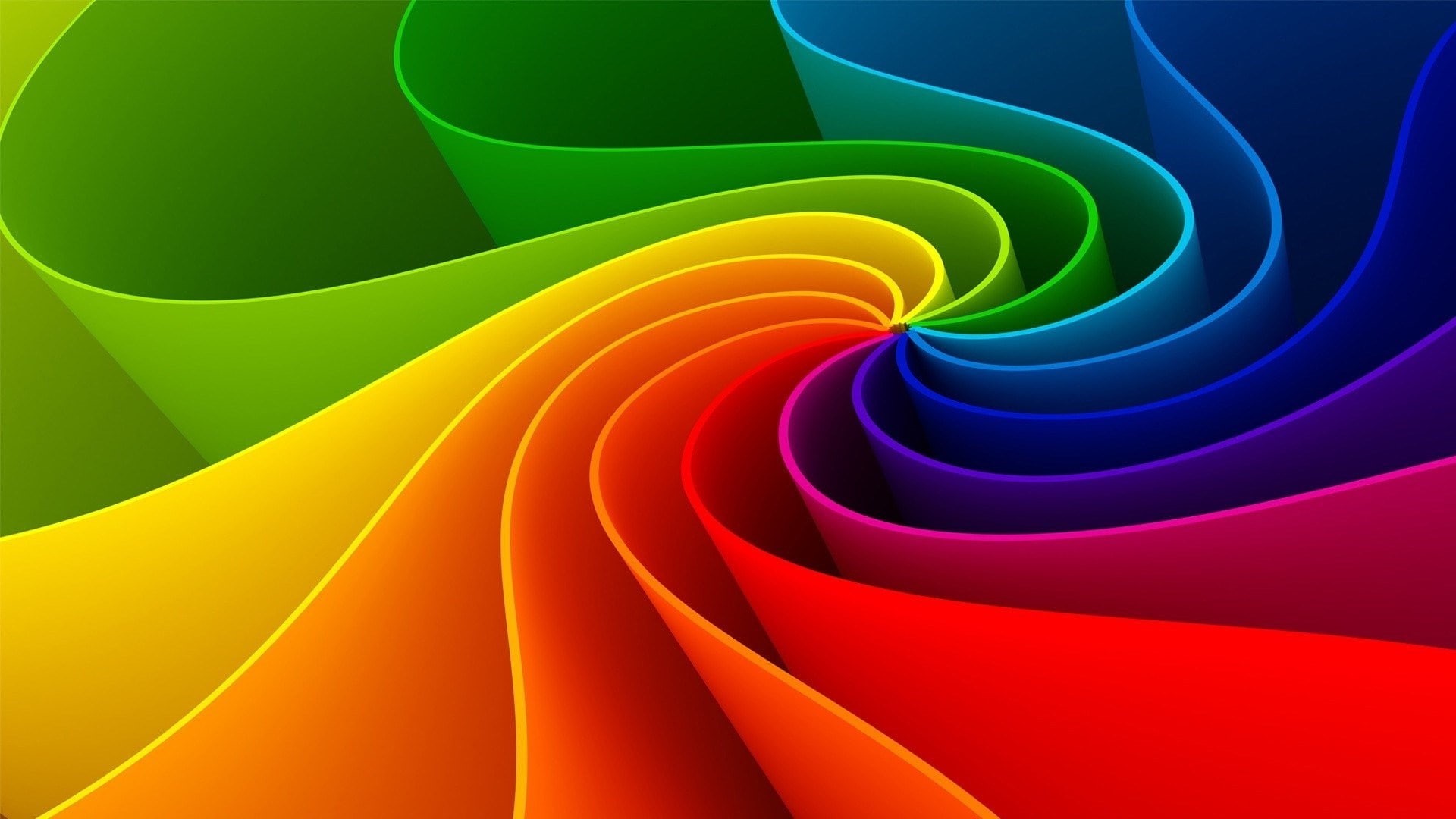 green color, vibrant color, orange color, art and craft, pattern, choice, rainbow, shape, in a row, paper, no people, black background, rainbow  for mac desktop, HD Wallpaper