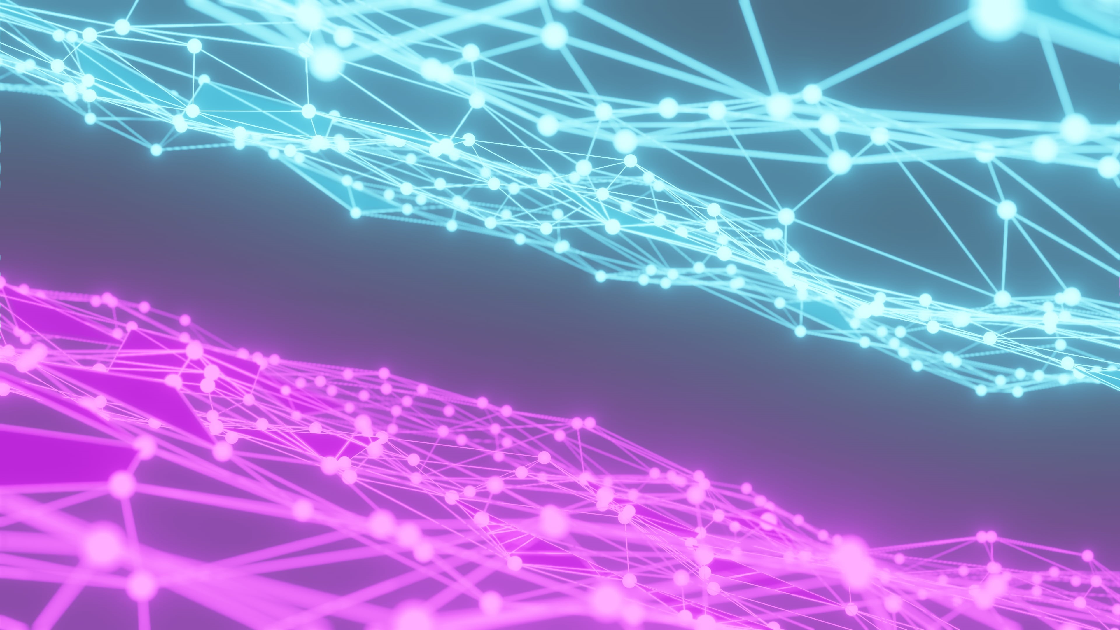 colorful, 4K, Plexus, HD Wallpaper