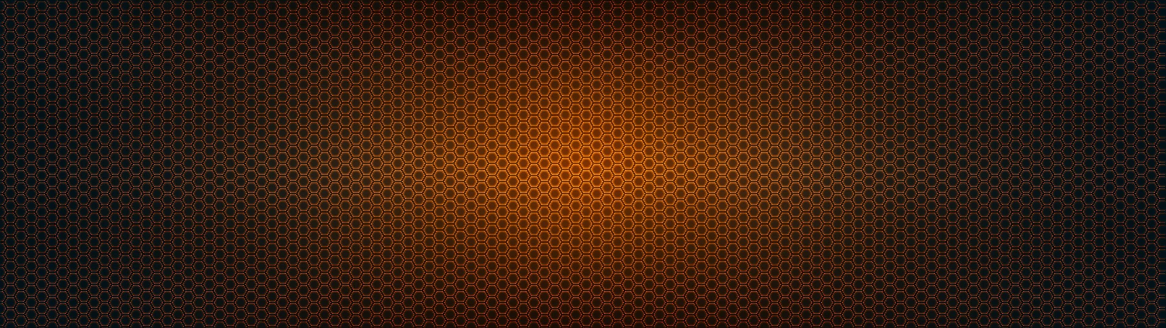 multiple display, 4K, hexagon, geometry, pattern, abstract, HD Wallpaper