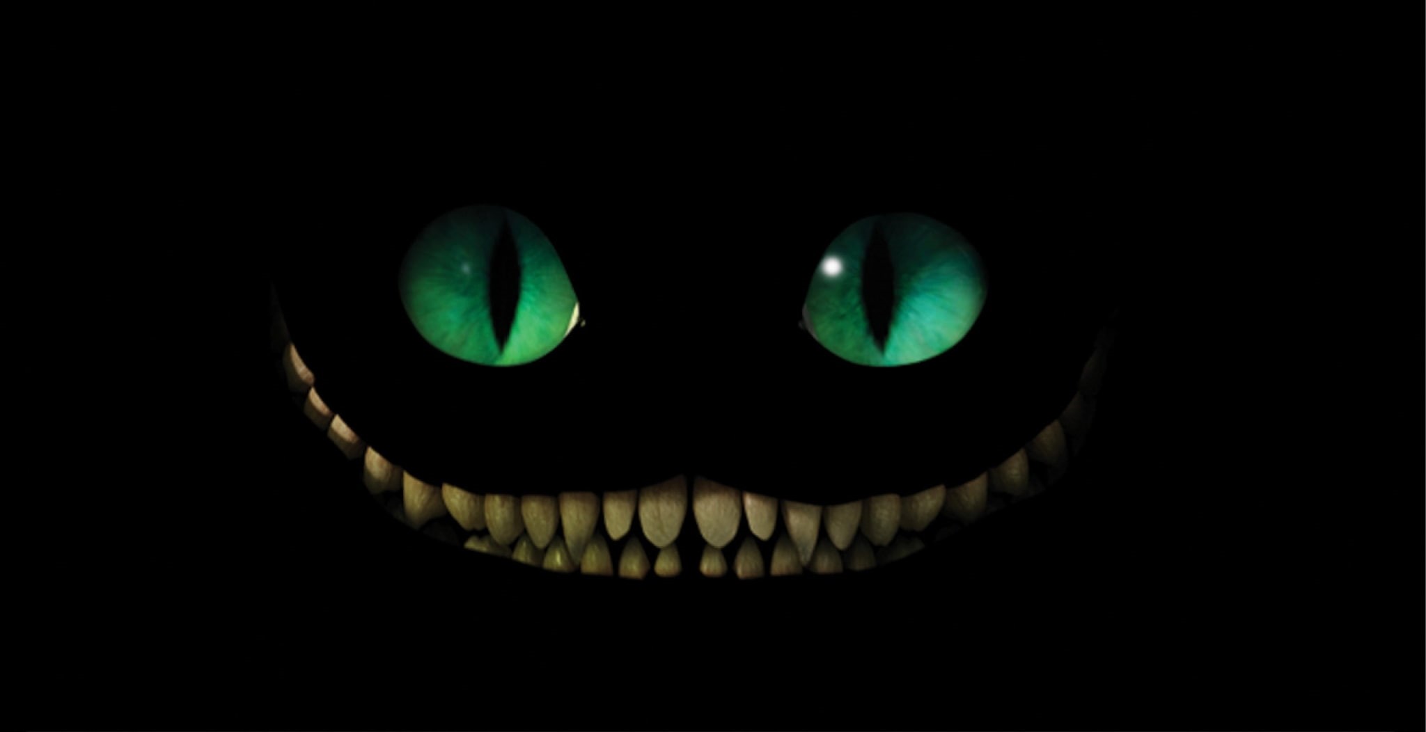 indoors, animal mouth, animal body part, eyesight, close-up, fear, 1080P, illuminated, horror, spooky, cheshire cat  hd pack, animal eye, halloween, lighting equipment, HD Wallpaper