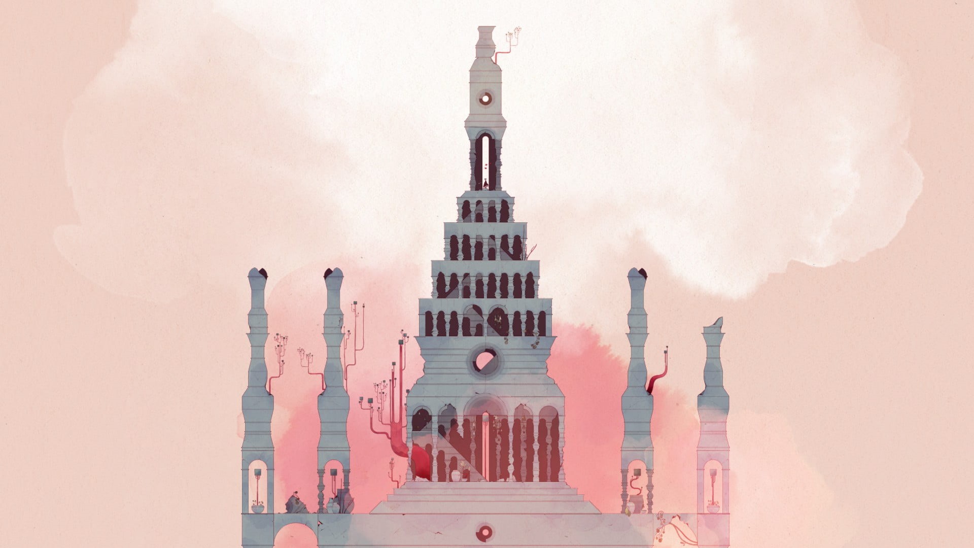 games art, 1080P, PC gaming, Gris (Video Game), Video Game Art, video games, HD Wallpaper