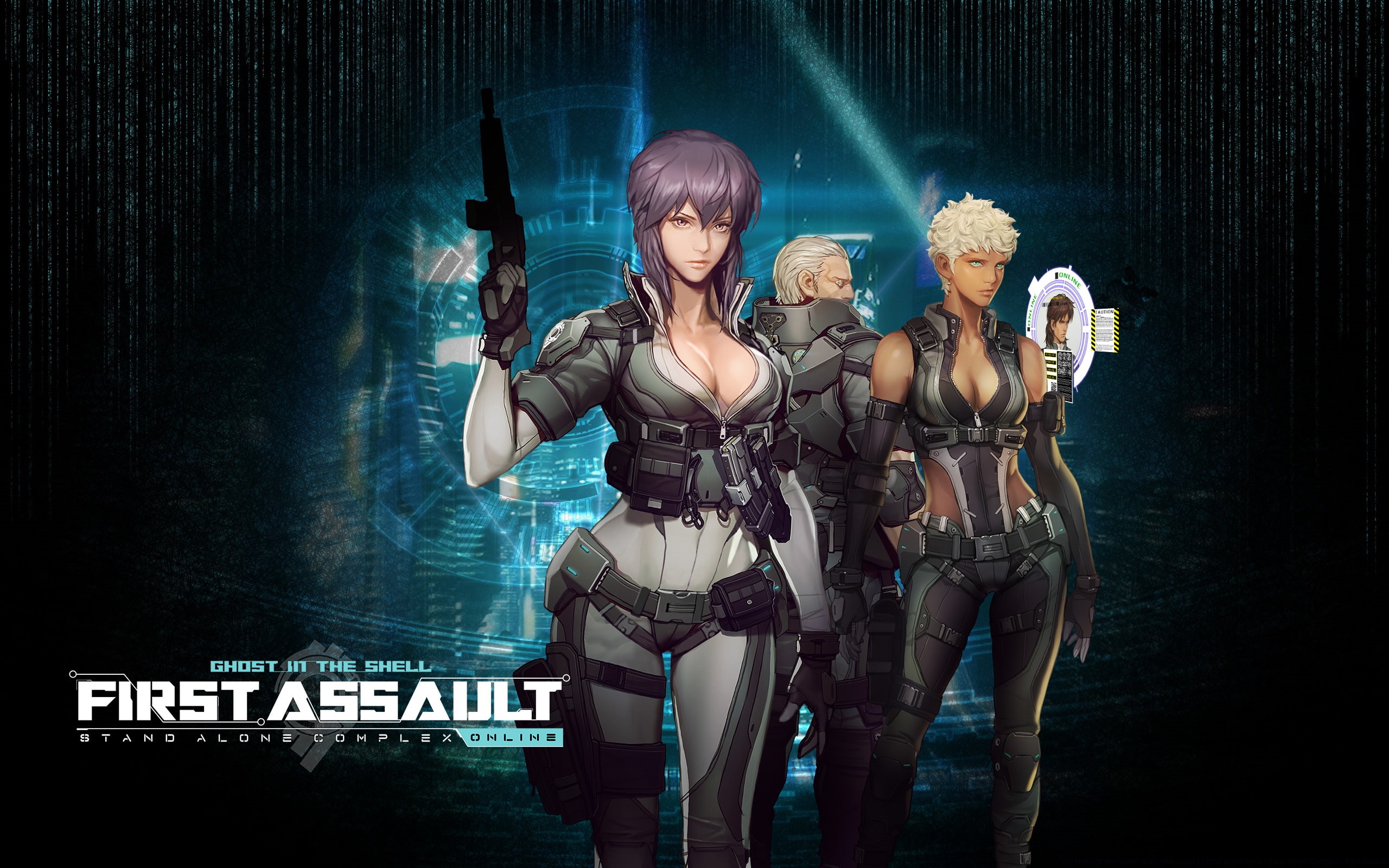 assasult, 2K, first, Ghost in the Shell: Stand Alone Complex, First Assault Online, poster, HD Wallpaper