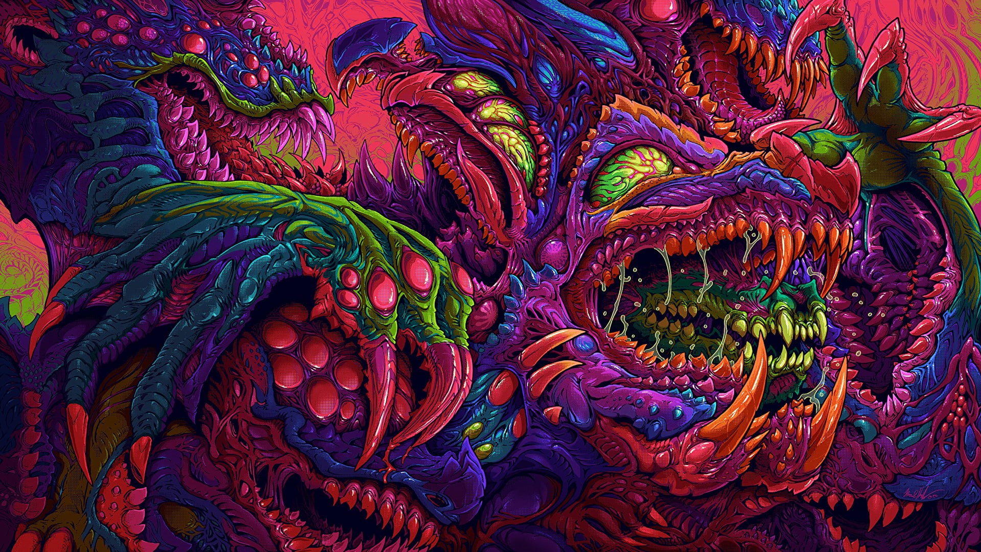 1080P, colorful, Brock Hofer, HD Wallpaper