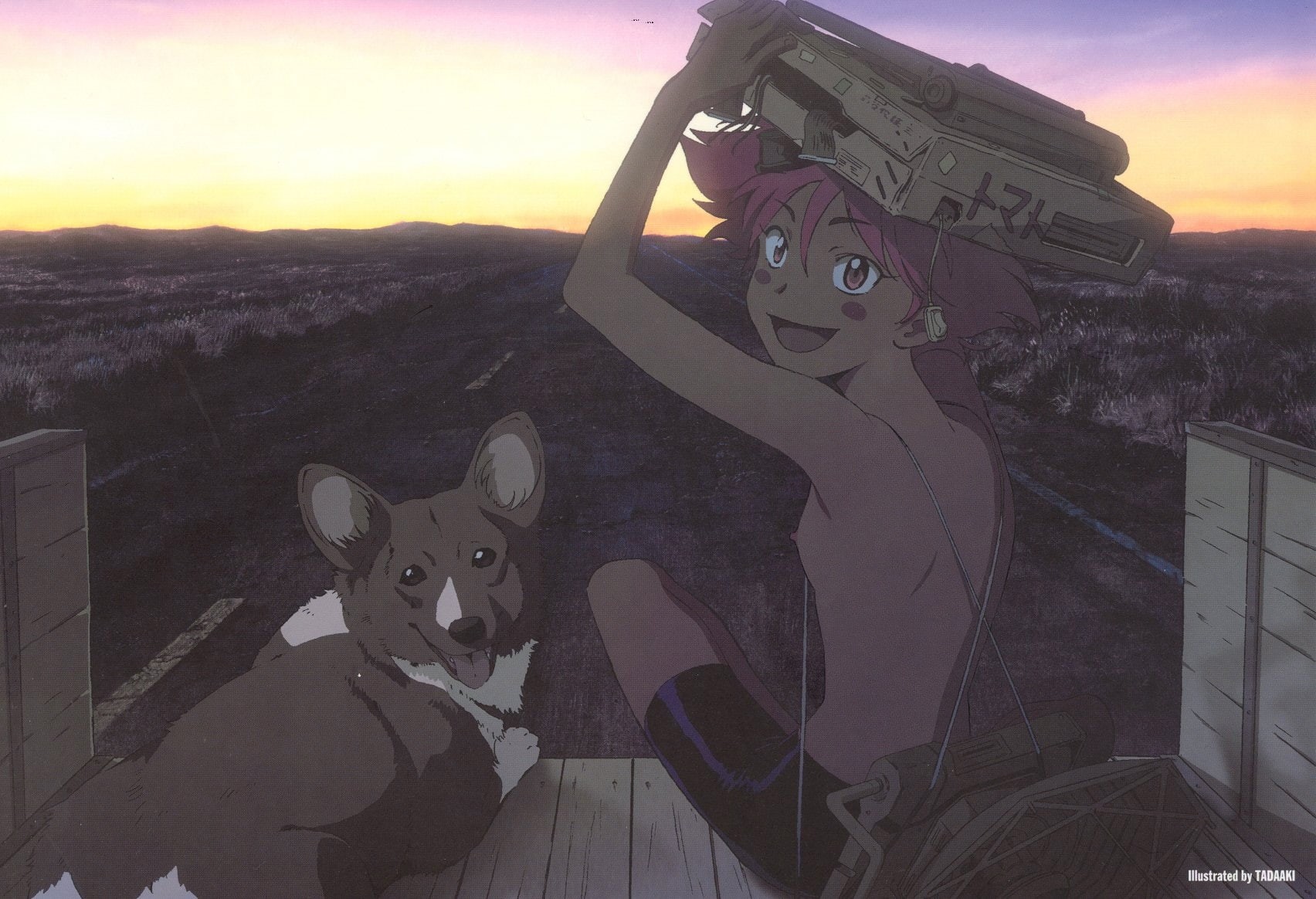 anime, art, cowboy bebop, x, 720P, hd, edward, cowboy, bebop, HD Wallpaper