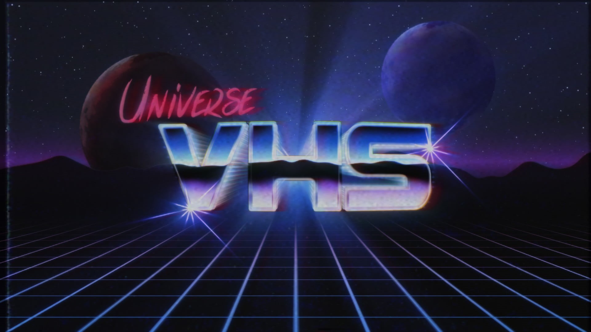 no people, purple, western script, grid, illuminated, creativity, neon, red, VHS, light - natural phenomenon, long exposure, text, space, communication, HD Wallpaper