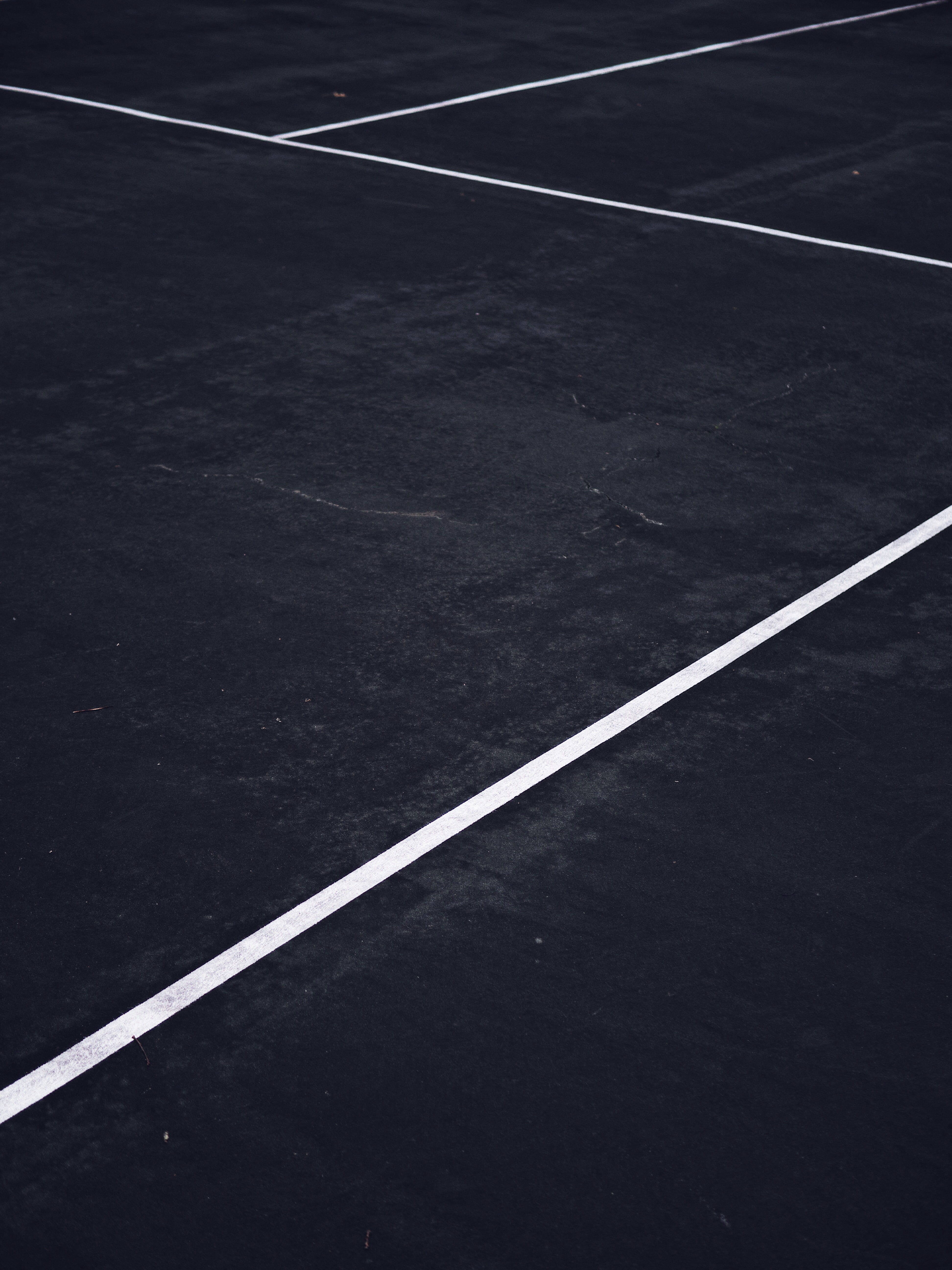 high angle view, white color, competitive sport, outdoors, texture, untitled, line, minimal, sport, 5K, competition, black and white, backgrounds, ground, Phone HD Wallpaper