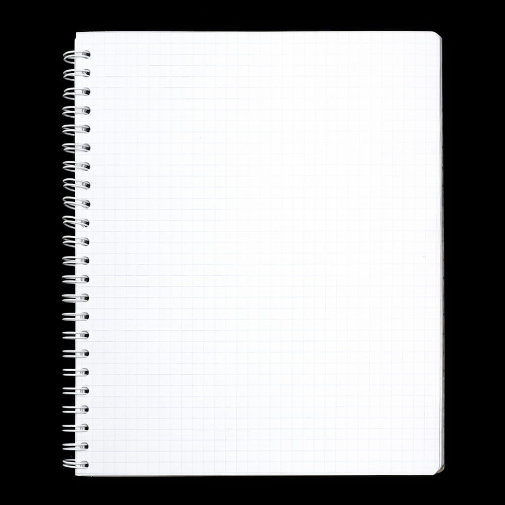 ring binder, isolated, clean, spiral notebook, white background, 480P, single object, indoors, page, office, studio shot, note, empty, white, spiral, notebook, Phone HD Wallpaper