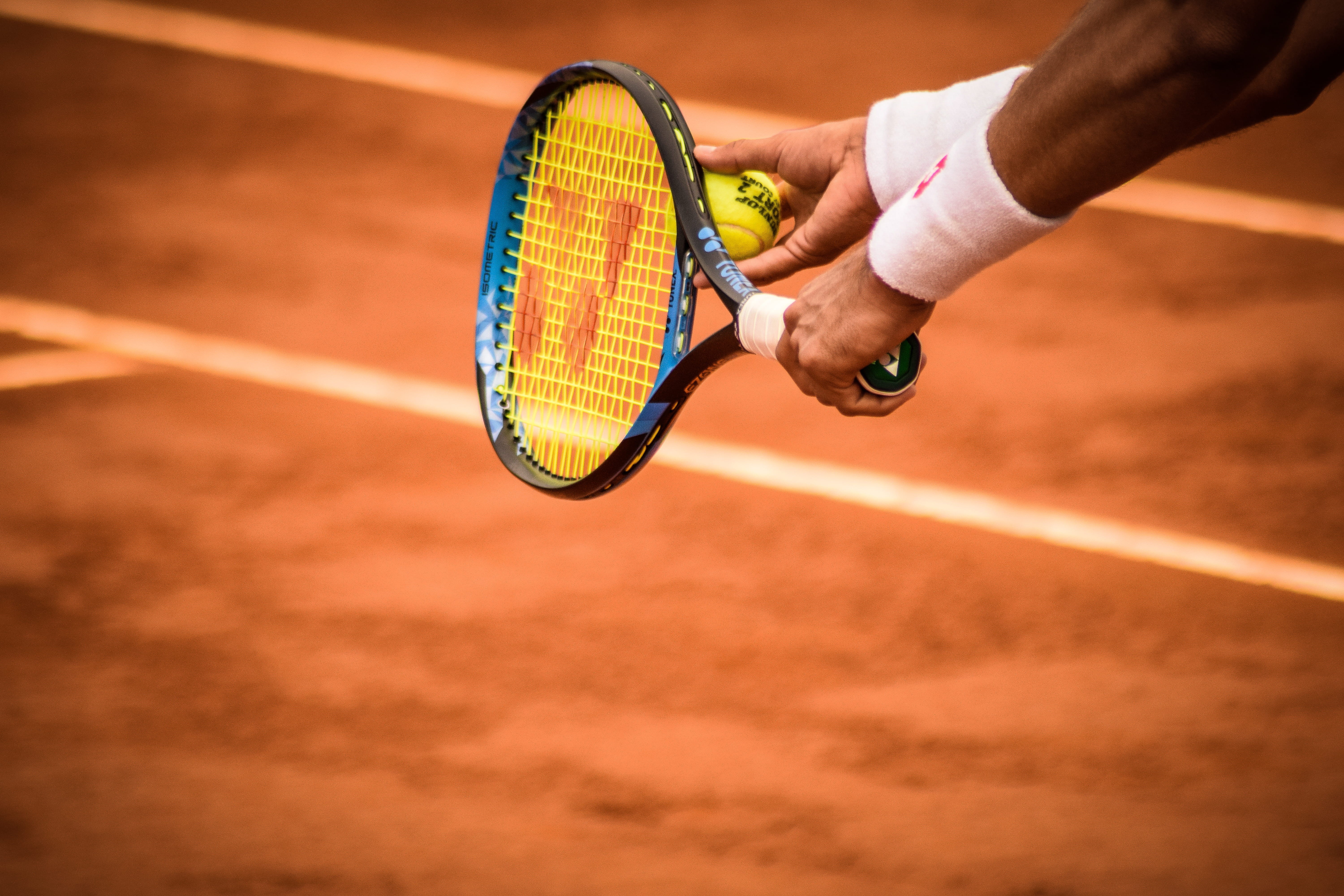 tennis player, body part, human limb, action, adult, human body part, playing, racket, human hand, competitive sport, competition, racket sport, person, HD Wallpaper