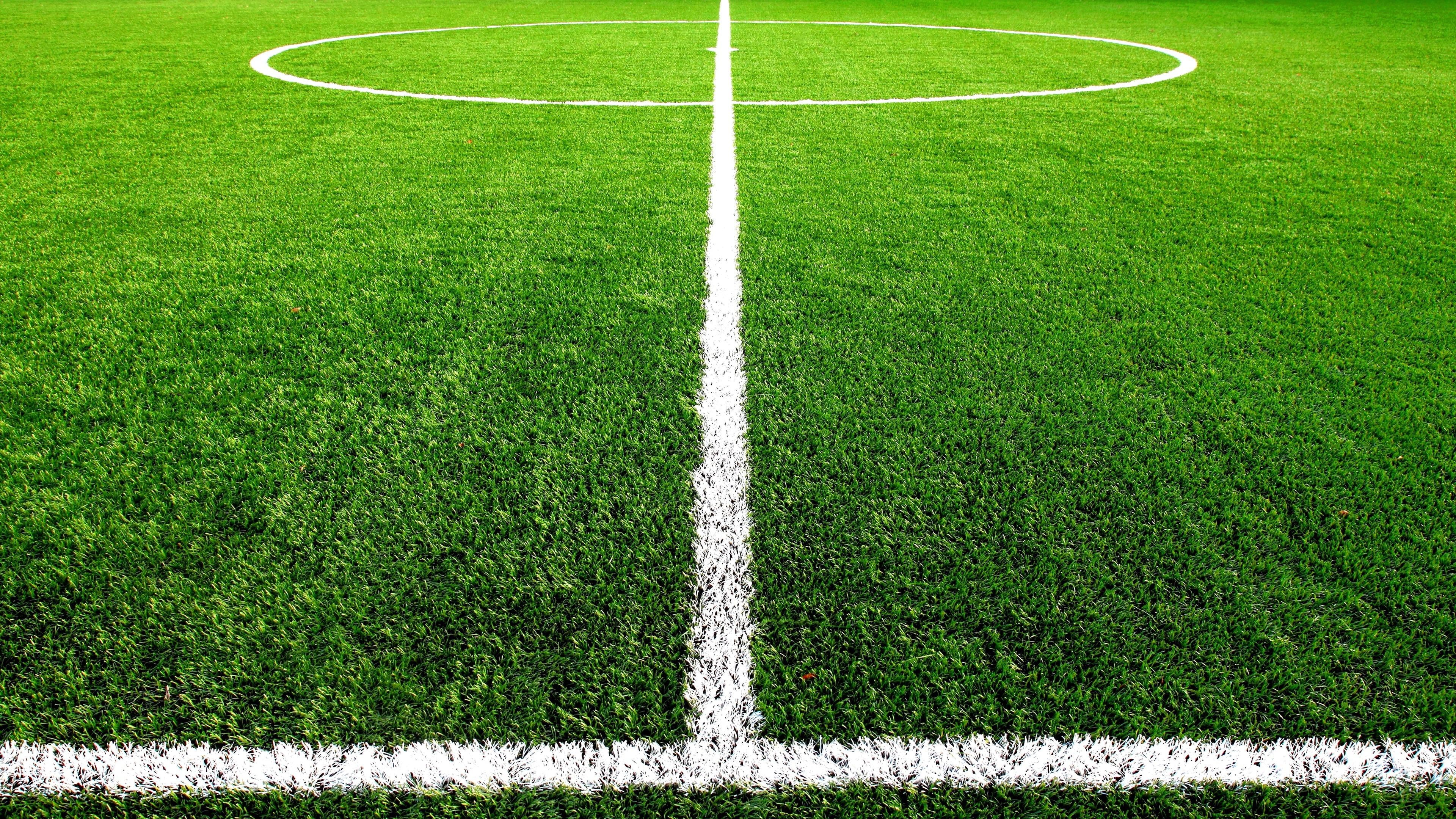 grass, football, baseball field, green, lawn, line, football field, 4K, sport venue, HD Wallpaper