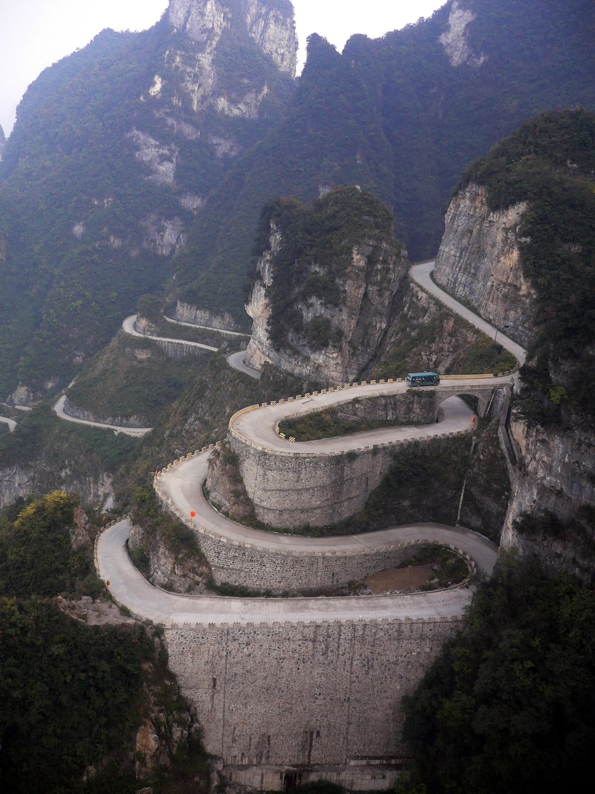 day, transportation, high angle view, hairpin turns, outdoors, mountain road, travel, tranquility, travel destinations, mountains, mountain range, road, Phone HD Wallpaper