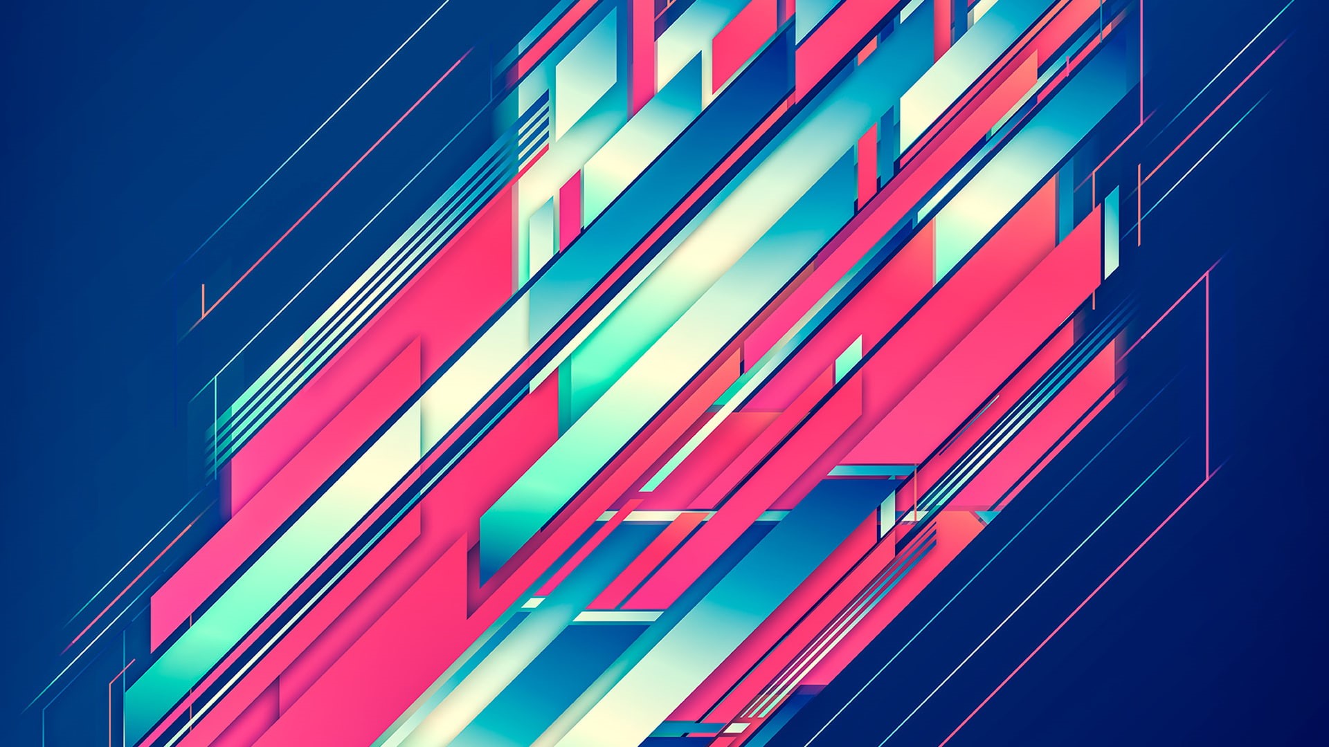 digital art, lines, diagonal lines, abstract, 1080P, HD Wallpaper