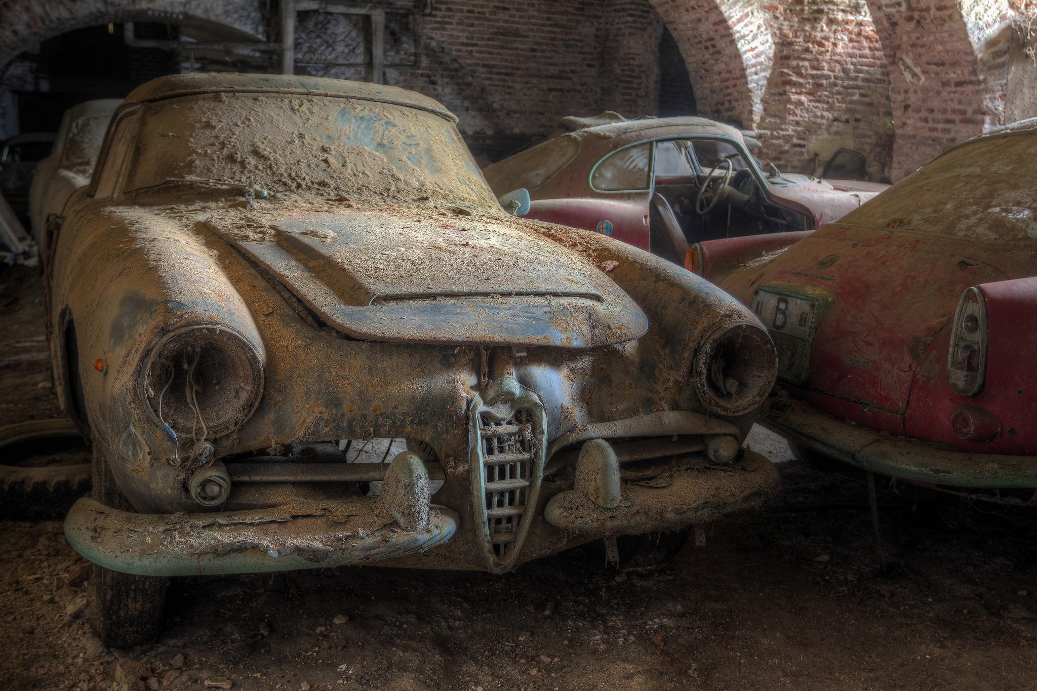 car, vintage, wreck, cars, old car, 1080P, vehicle, HD Wallpaper