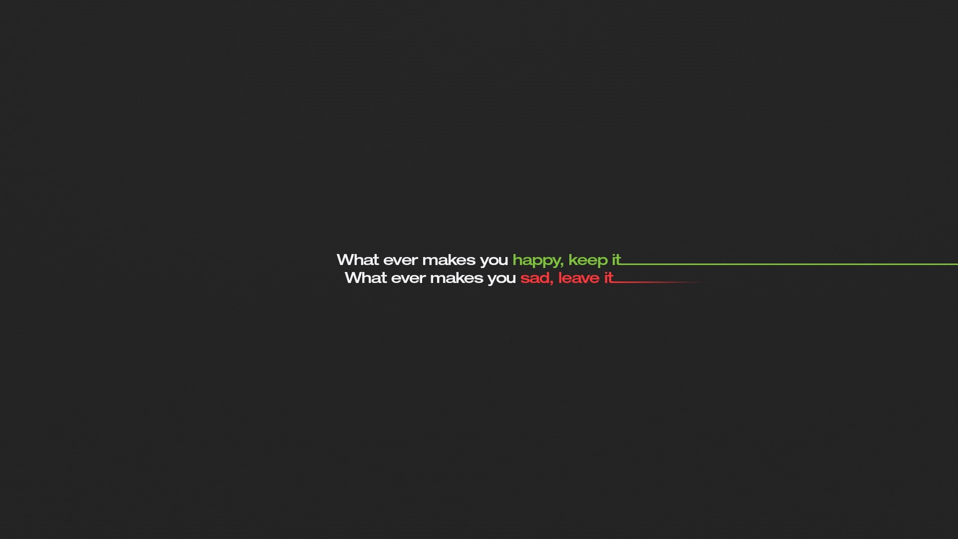 upset, 1080P, happy, minimalism, sadness, text, sad, green, quote, HD Wallpaper
