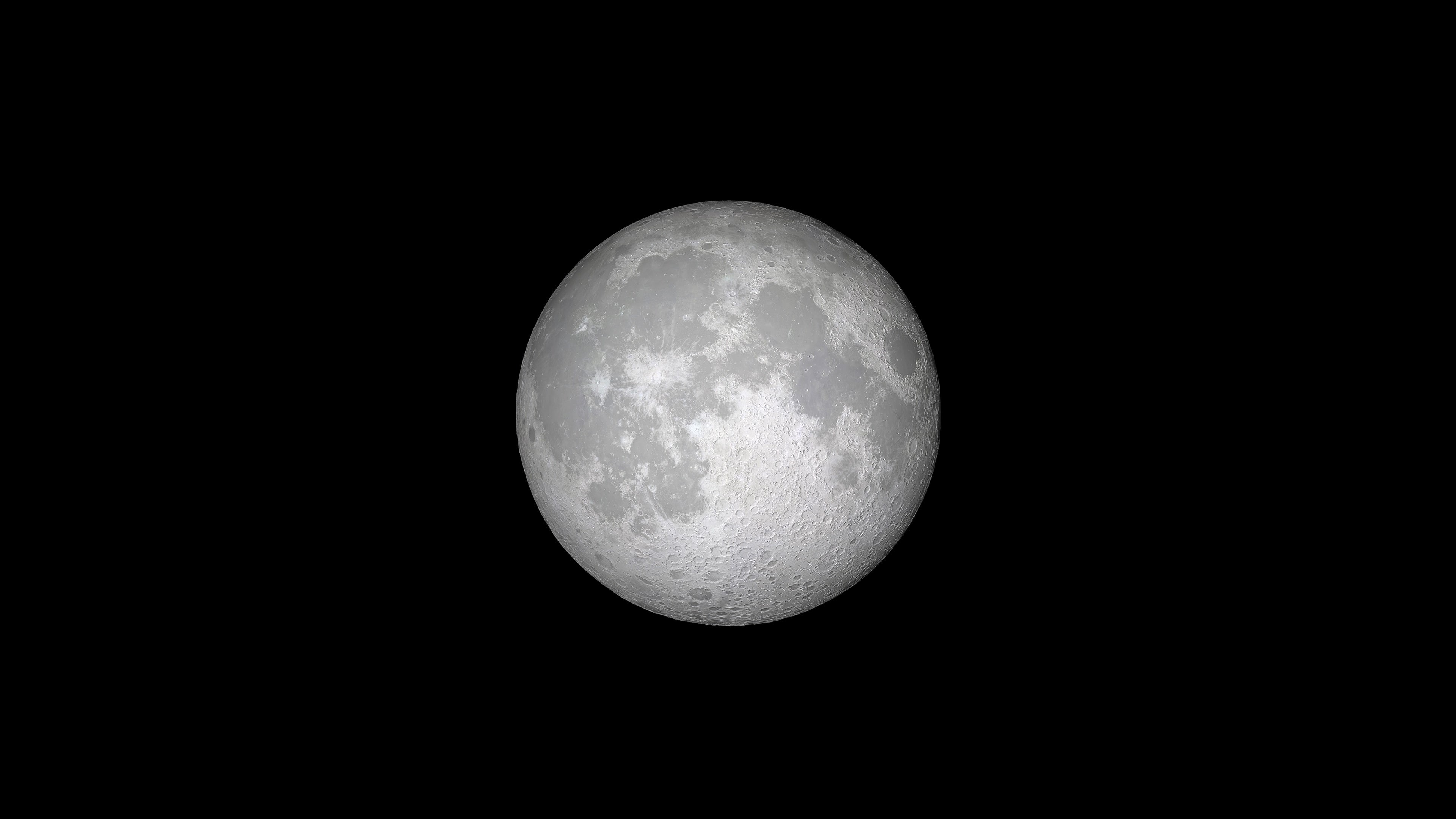 4K, ios, moon, HD Wallpaper