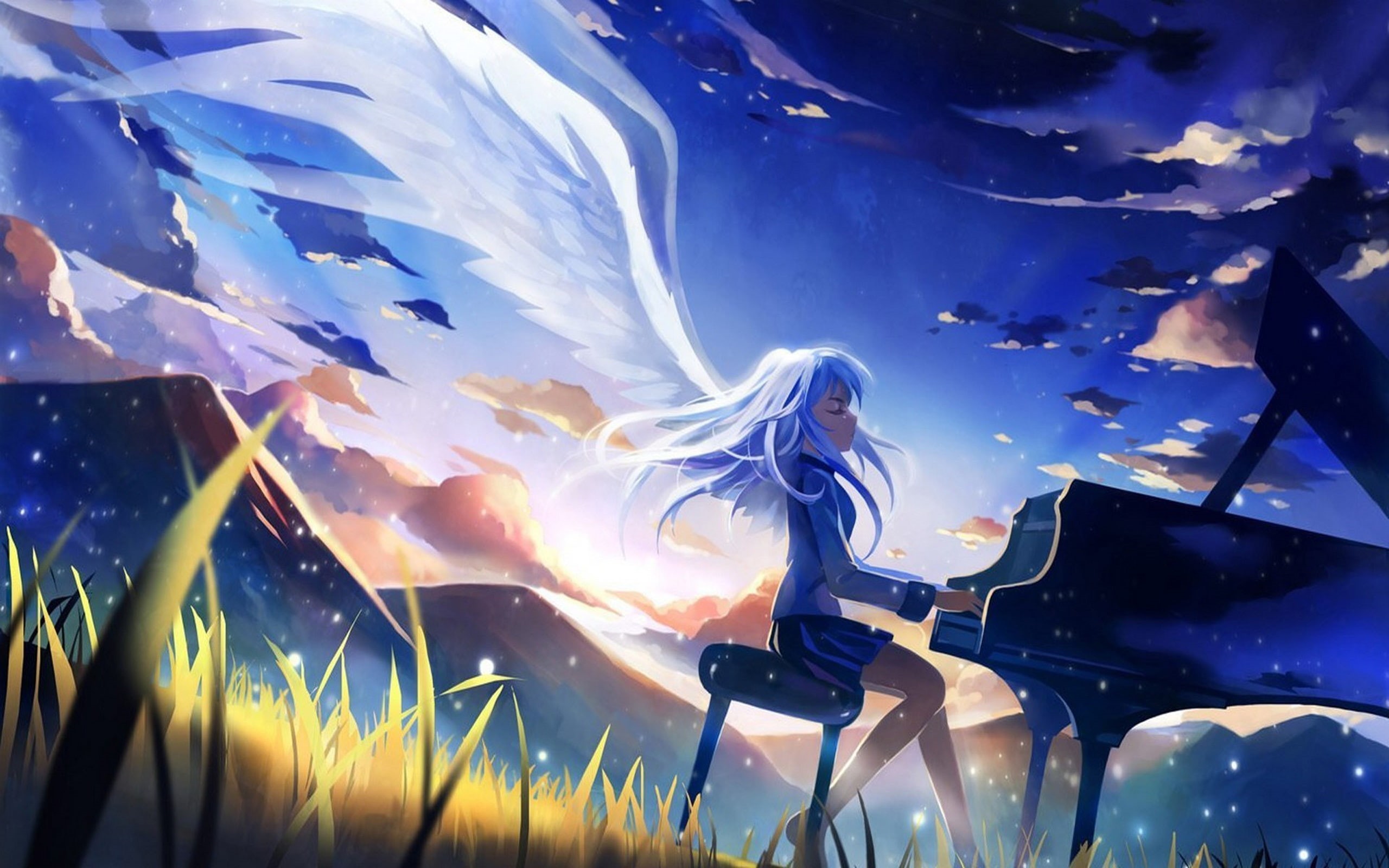 anime girls, anime, Angel Beats!, 2K, Tachibana Kanade, HD Wallpaper