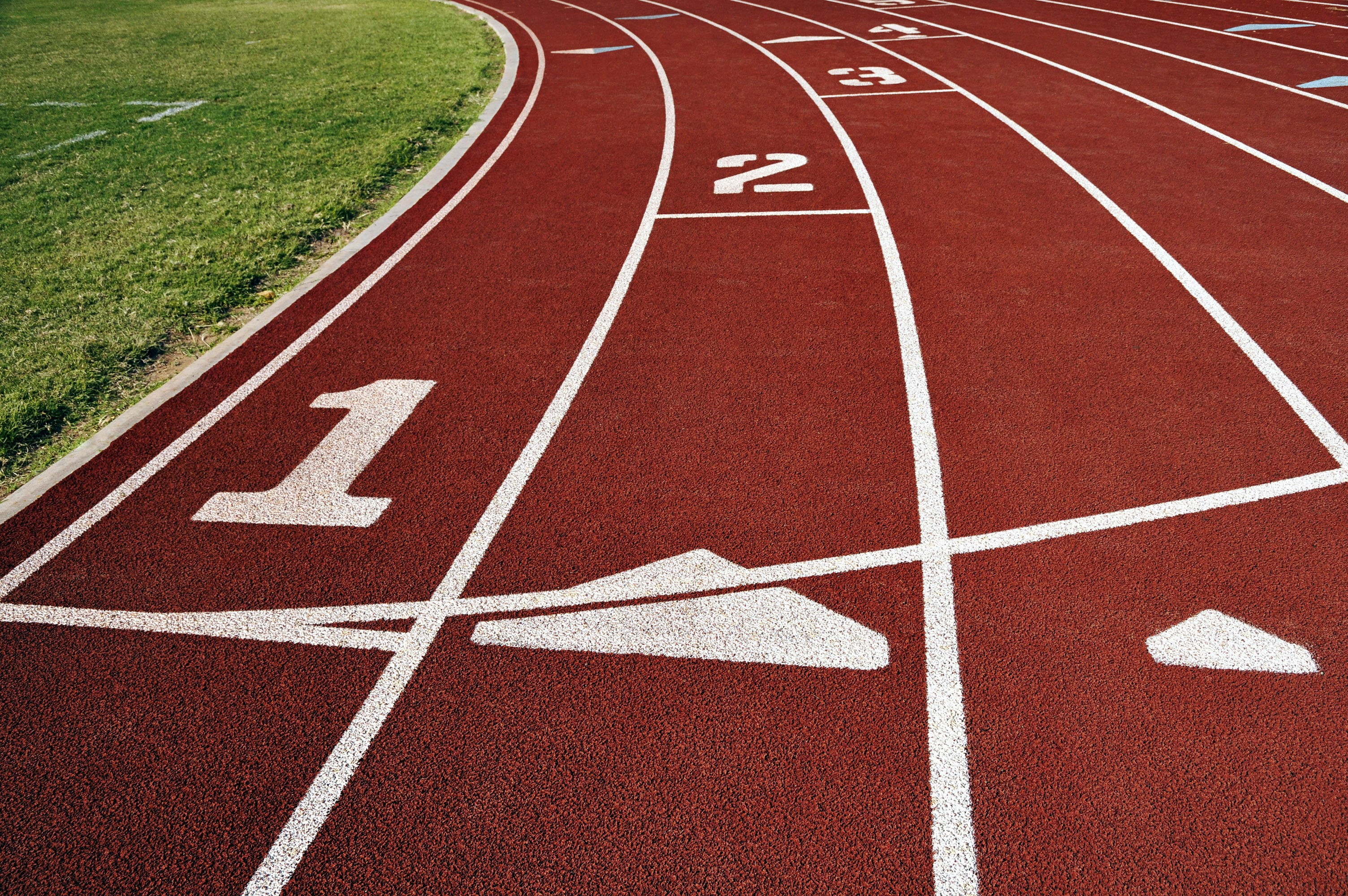 the race, single Line, running, backgrounds, sports Race, competition, beginnings, number, sports Venue, in a row, running Track, track Event, treadmill, HD Wallpaper