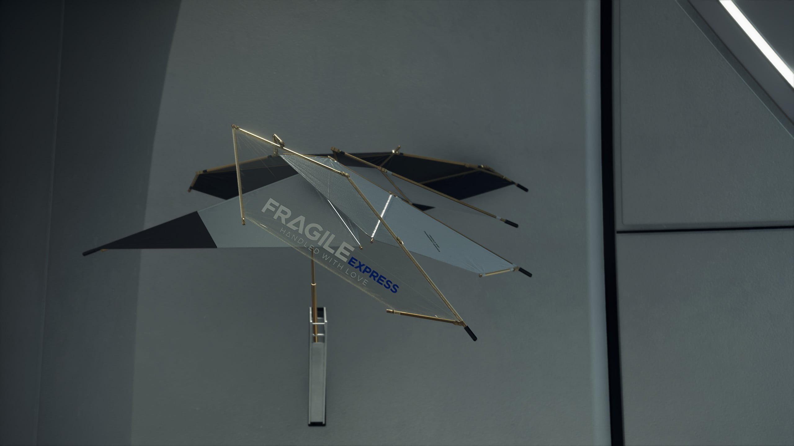 umbrella, Death Stranding, Fragile (Death Stranding), screen shot, 2K, HD Wallpaper