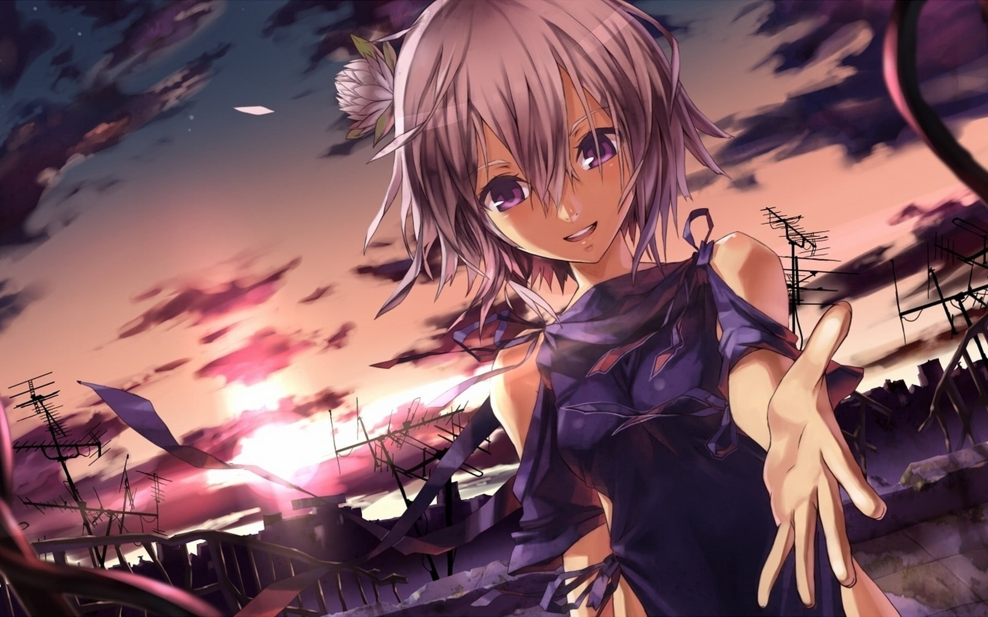 original characters, happiness, women, smiling, beautiful woman, arts culture and entertainment, young adult, adult, females, young women, Fragile Dreams: Farewell ruins of the Moon, HD Wallpaper